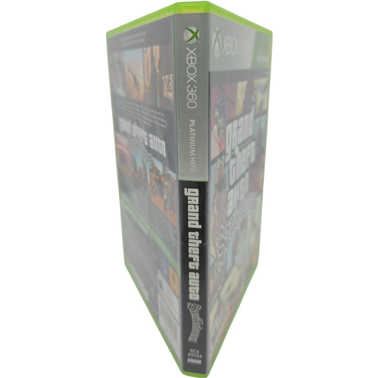 Grand Theft Auto San Andreas Platinum Hits Xbox 360 Case & Map Only