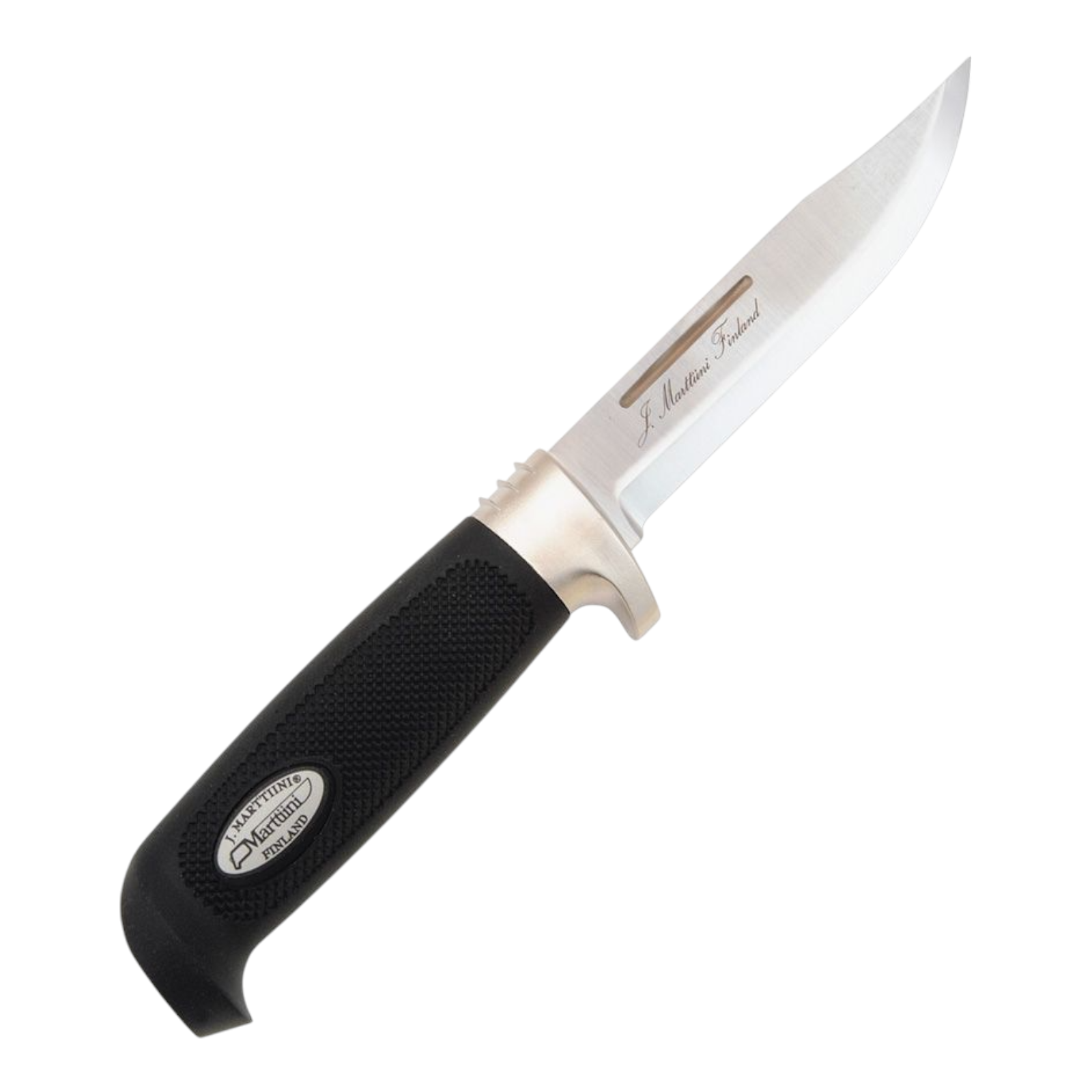 Marttiini Big Game Hunter Knife 5" 420 Stainless Steel Blade Black Kraton Handle