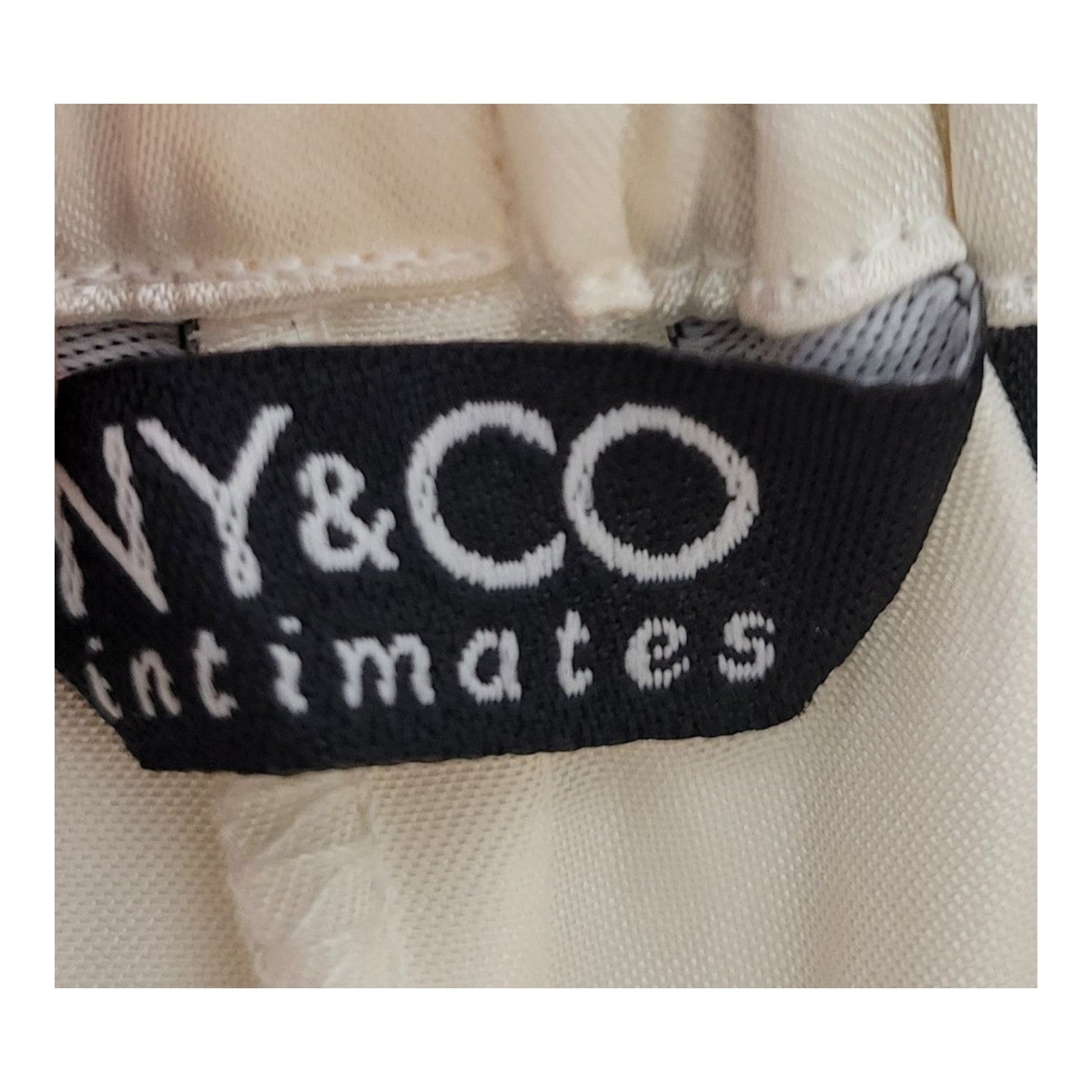 NY&Co Intimates Women's Ivory Satin Sleepwear Set Top & Shorts Sleeveless Size S