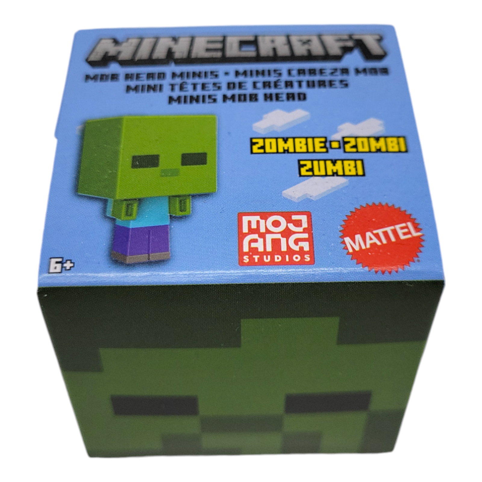 Mattel Minecraft Mob Head Minis Zombie 1 Inch Mini Action Figure