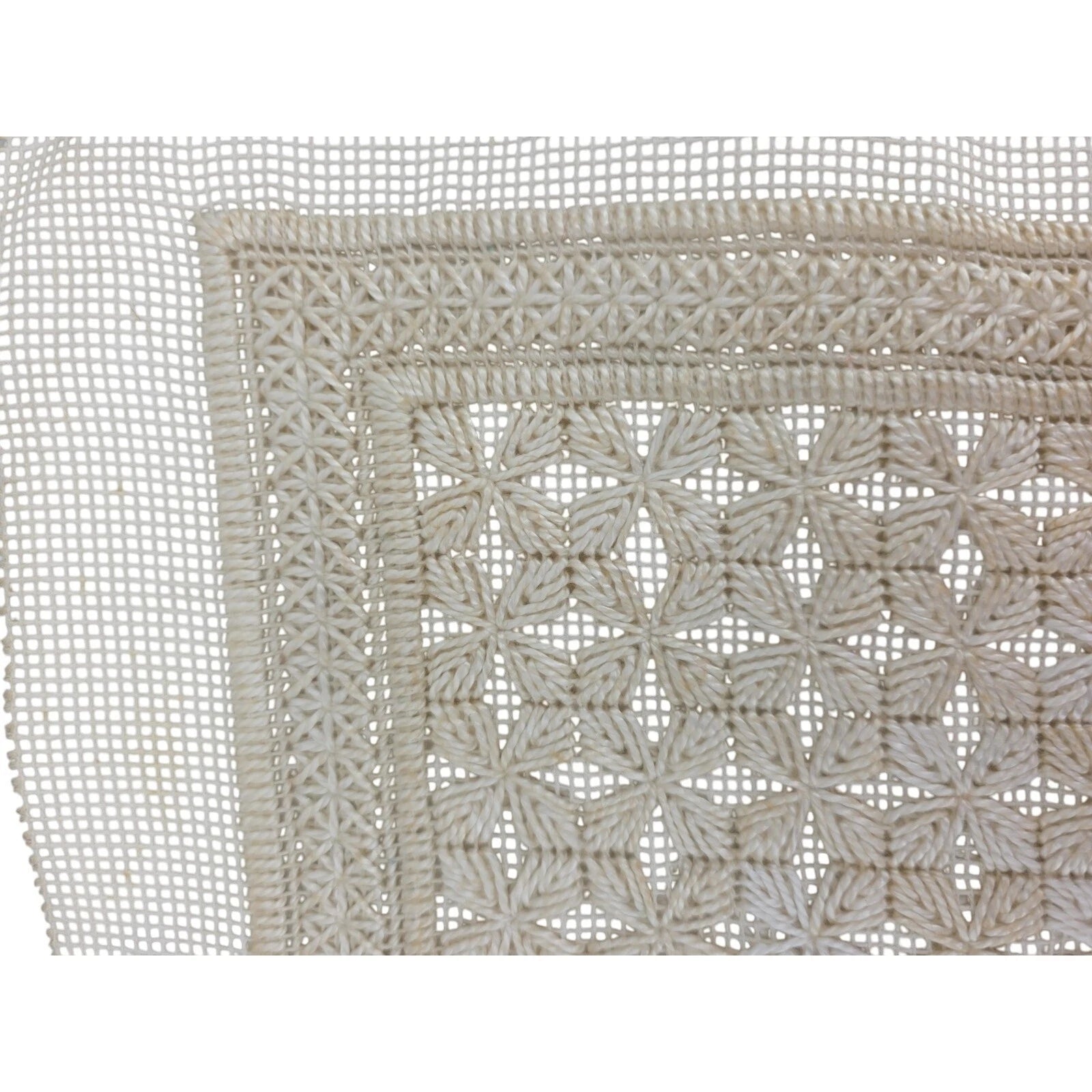 Vintage 1978 Mazaltov's Inc Swedish Weaving / Huck Embroidery Pillow Kit