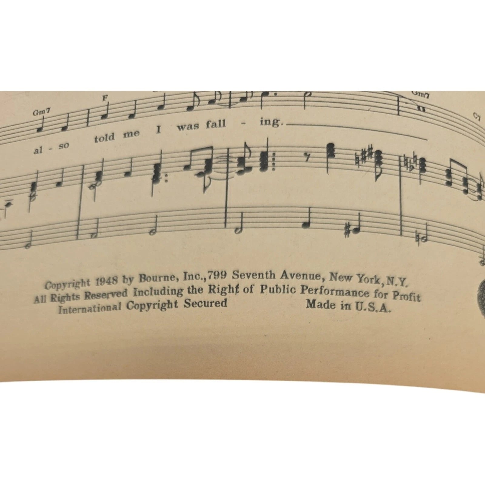Vintage 1948 Sheet Music A Little Bird Told Me by Harvey Q. Brooks