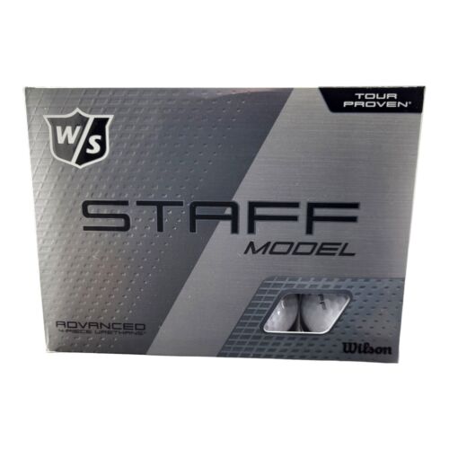 Wilson Staff Model Tour White Advanced 4-piece Urethane Golf Balls 12 Pack