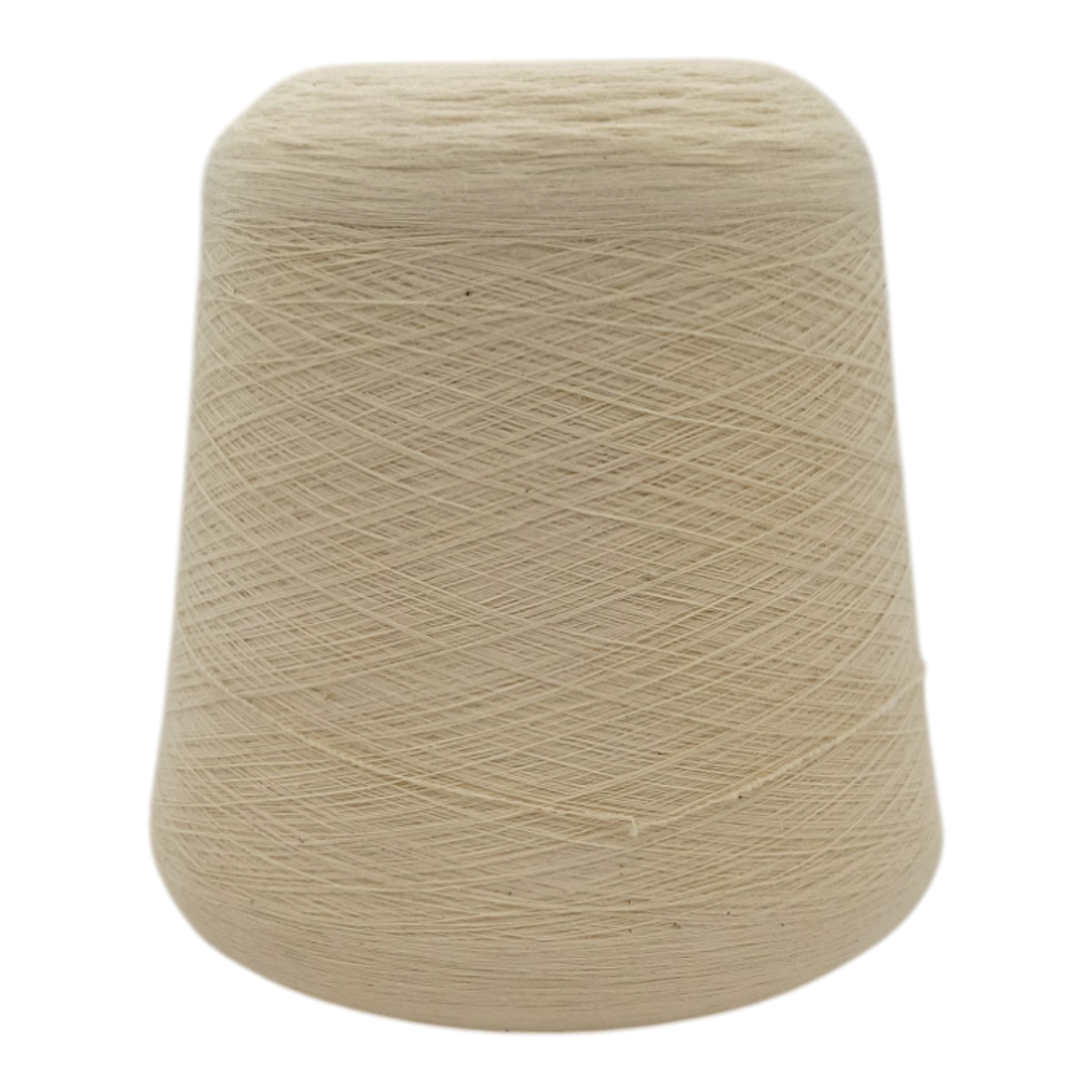 20/1 Beige CF & 70 Denier Lycra Yarn Cone Lot #1324