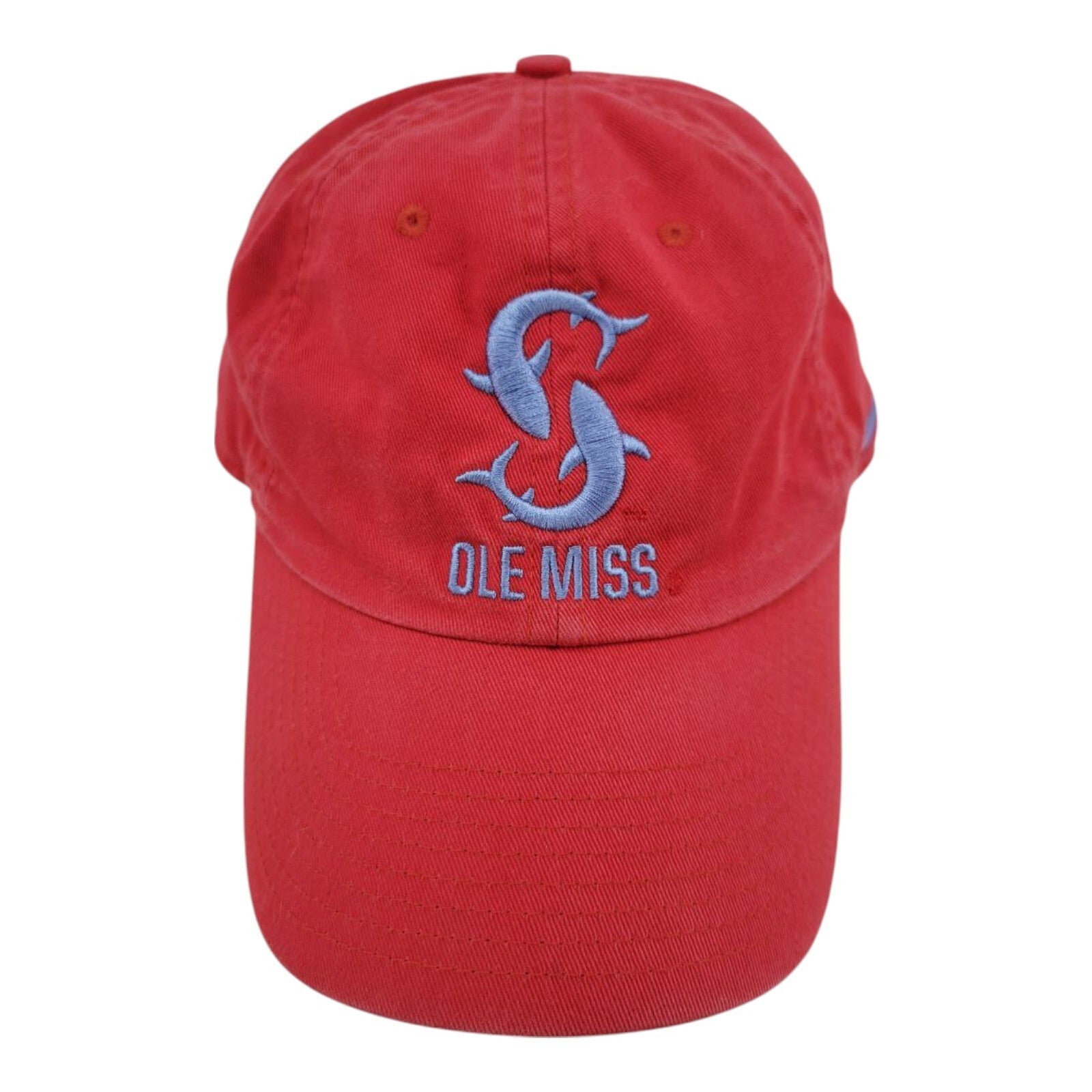Nike Ole Heritage86 Adjustable Hat Red Blue Fish Logo Baseball Cap OS