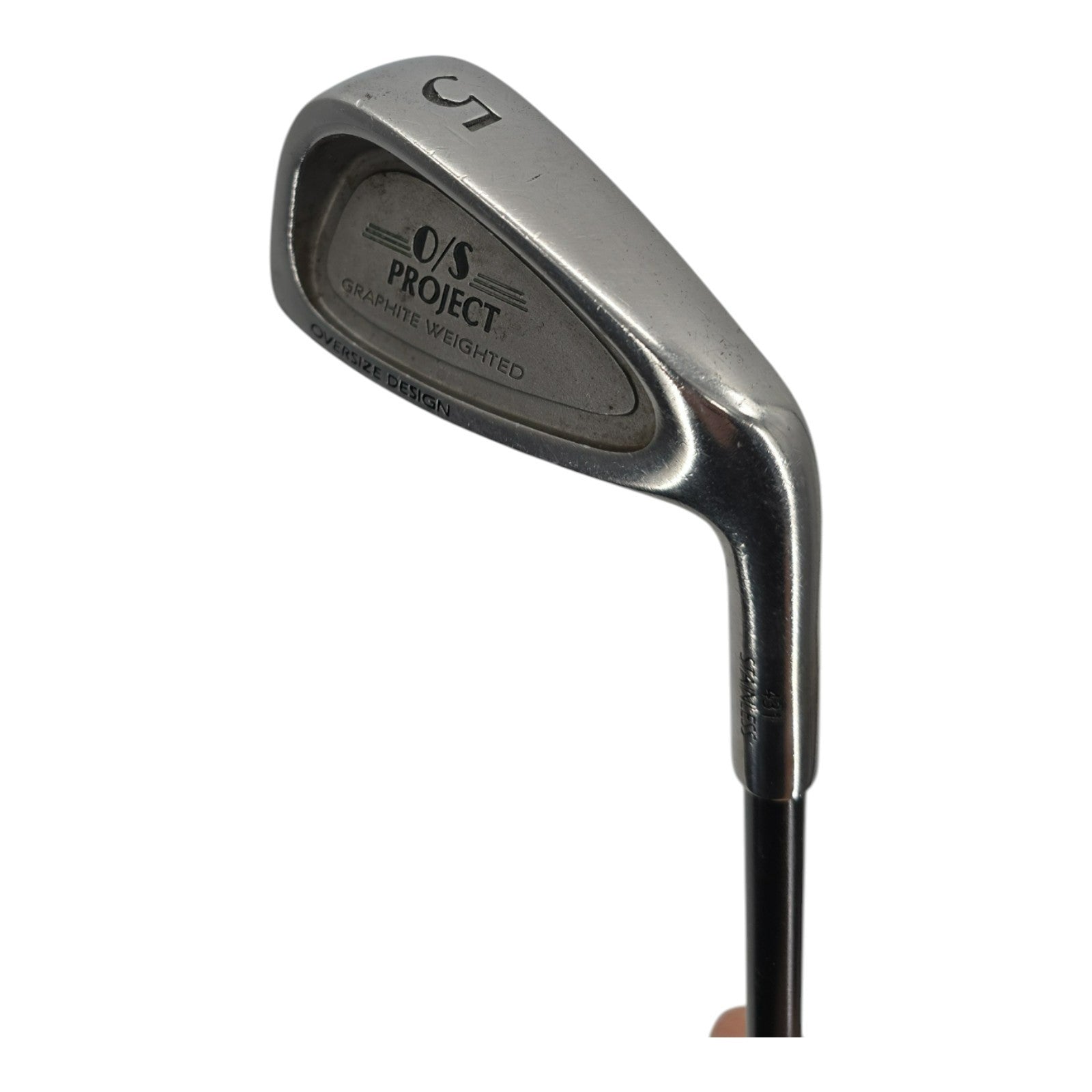 O/S Project Graphite Weighted Oversize Design 25 Degree 5 Iron 39"