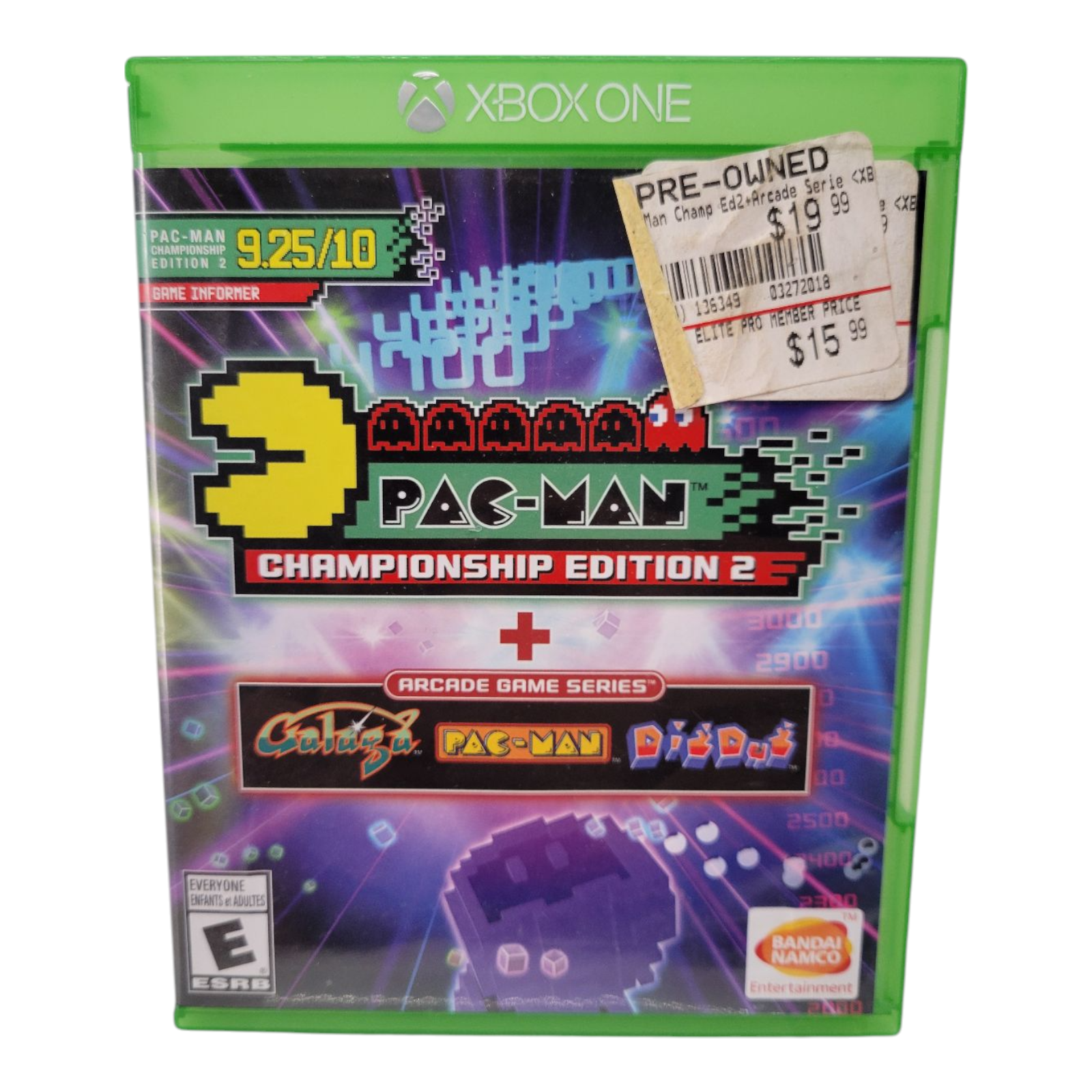 Bandai Namco 2016 Pac Man Championship Edition 2 Microsoft Xbox One No manual