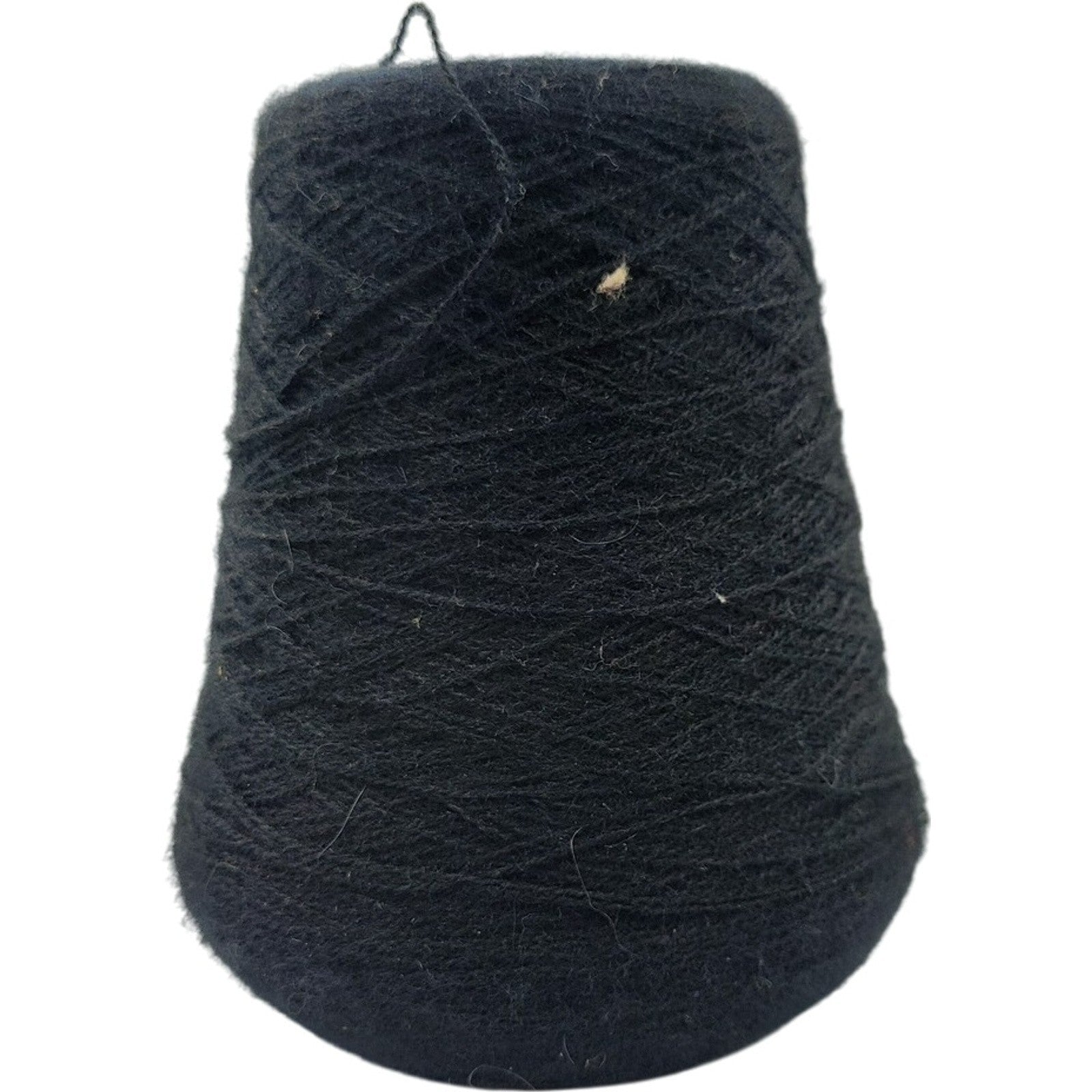 Vintage 1980s Phoenix Dye Works 2/25 Acrylic Yarn Cone Black 921712
