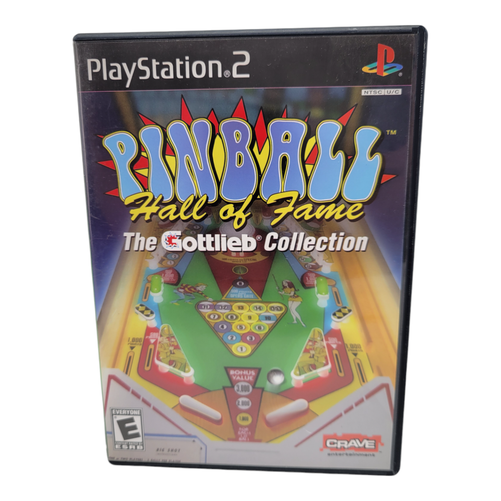 Crave Pinball Hall of Fame The Gottlieb Collection PlayStation 2 PS2 2004