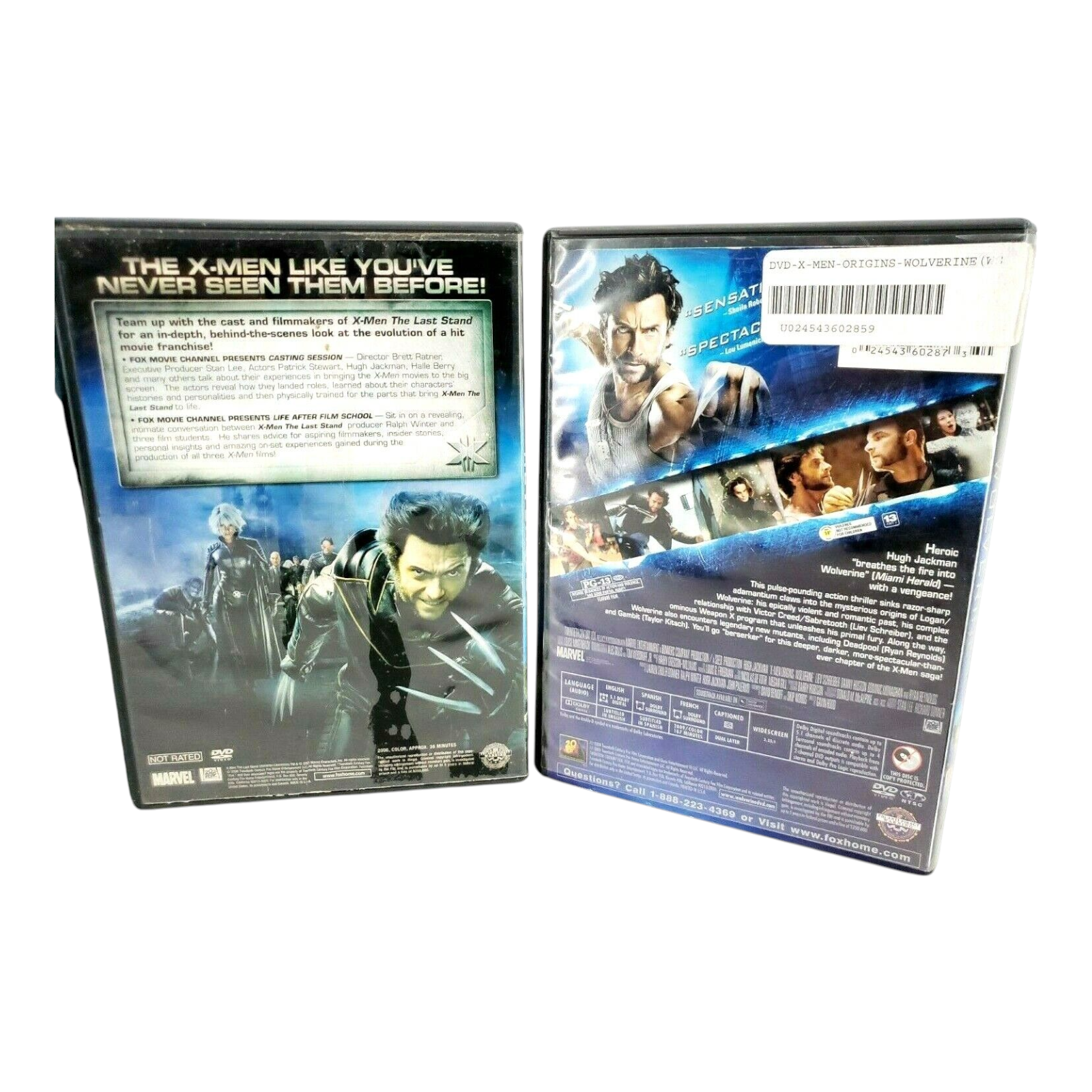 X Men, X Men Revealed, X Men Original Woverine, X2 Xmen United