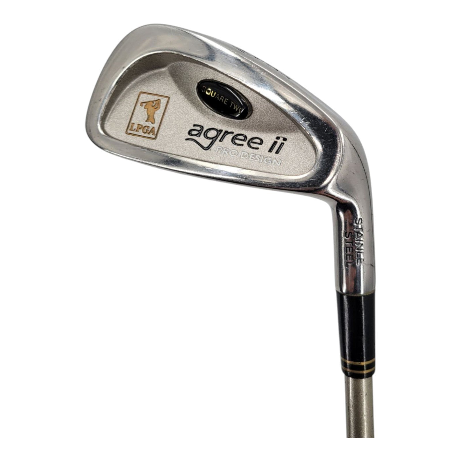 Square Two LPGA Agree II Pro Design Stainless Steel 4 Iron Ladies Graphite Shaft