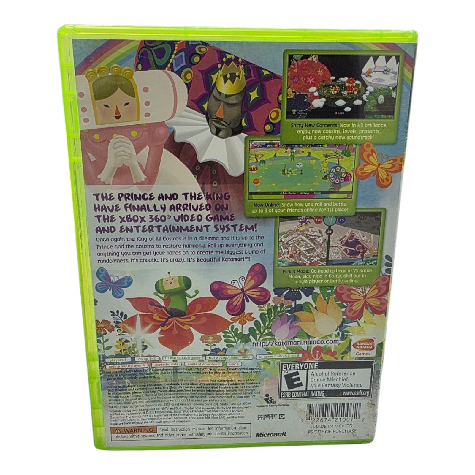 Beautiful Katamari Xbox 360 Complete with Manual Tested 2007