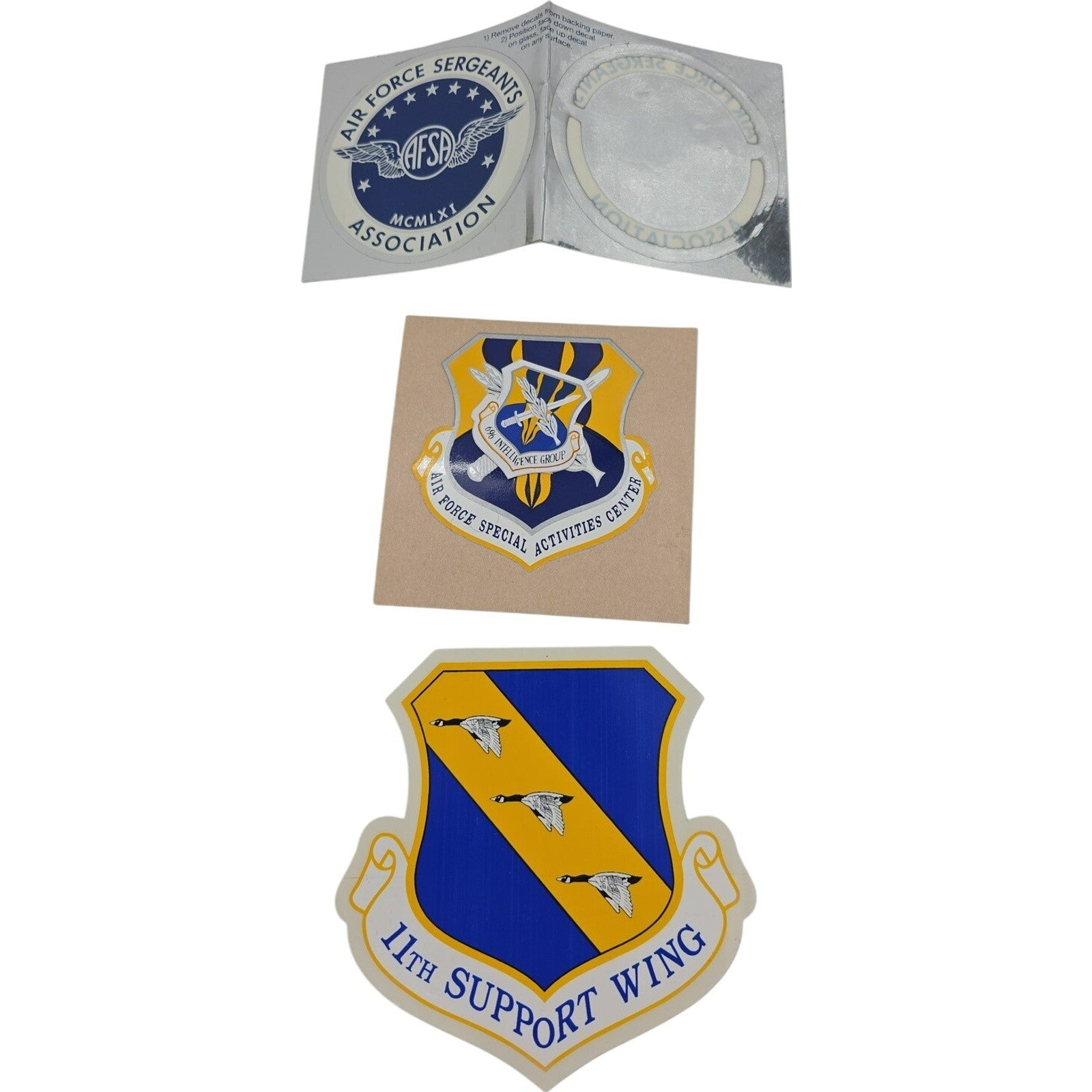 Air Force Special Activities Center Emblem Lot of 3