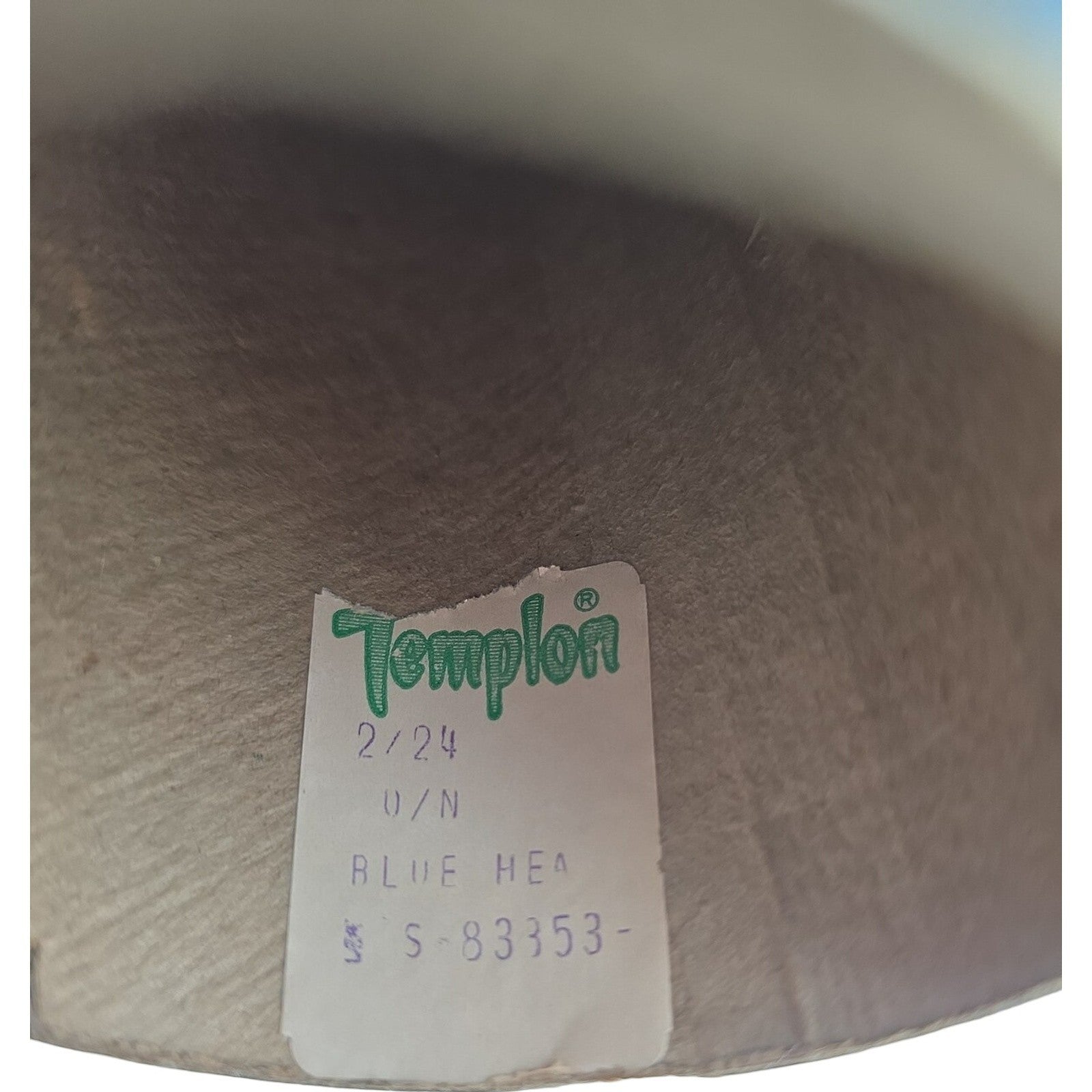 Vintage Templon 2/24 Acrylic Cone Yarn Blue Heather S-83353 Lot of 3