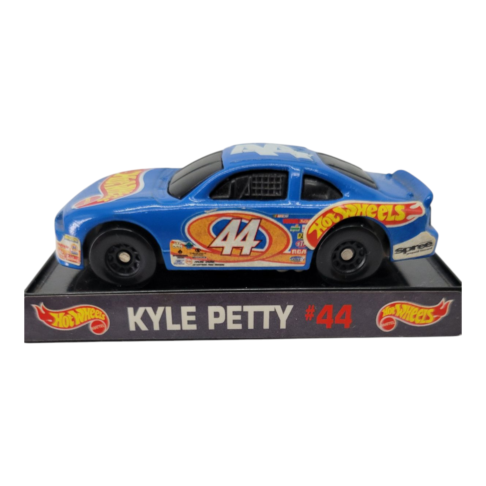 Hot Wheels Kyle Petty #44 Blue NASCAR Diecast Car McDonalds Promo 1998