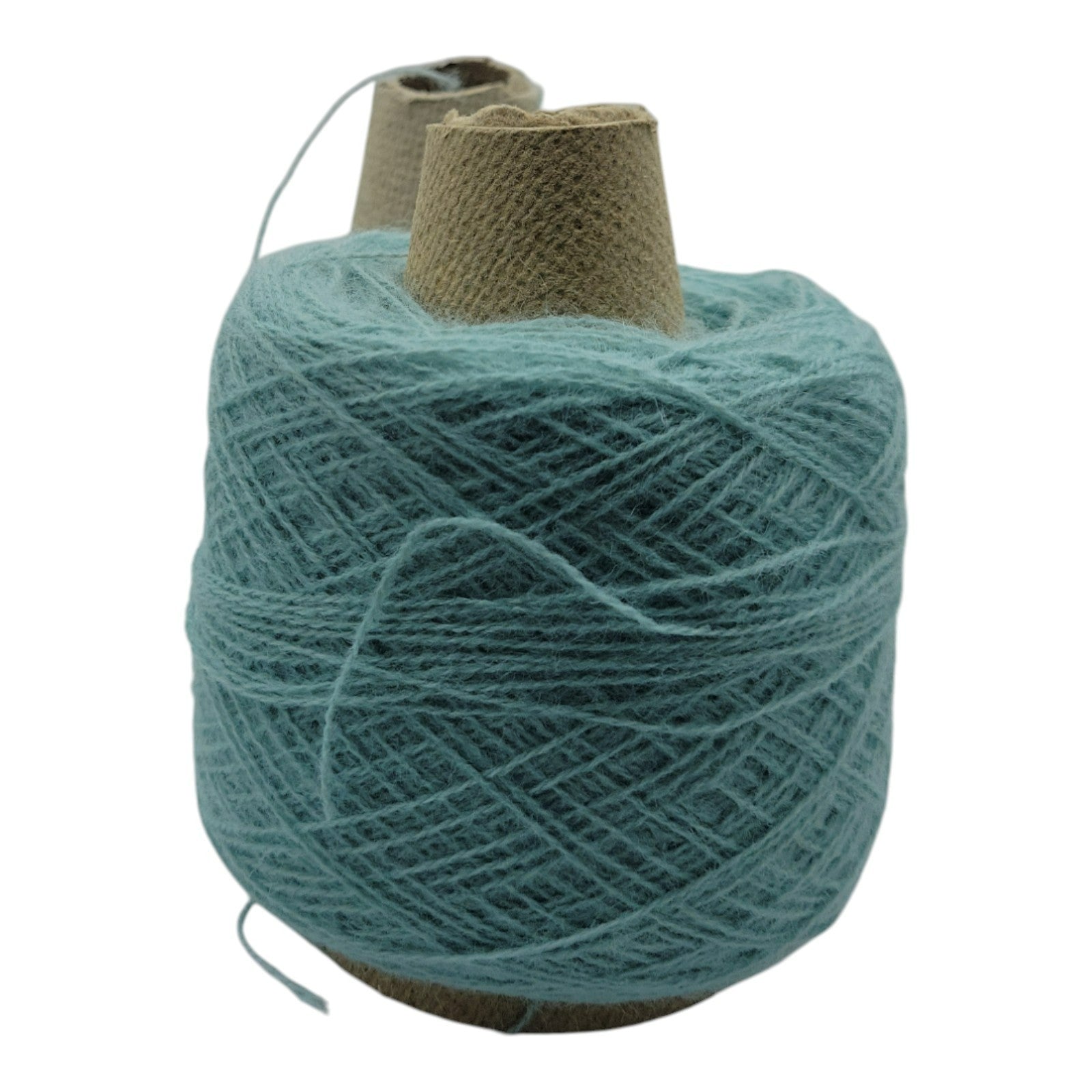 Vintage Templon 2/24 Dk Jade Header S-78827 Acrylic Cone Yarn Lot of 2