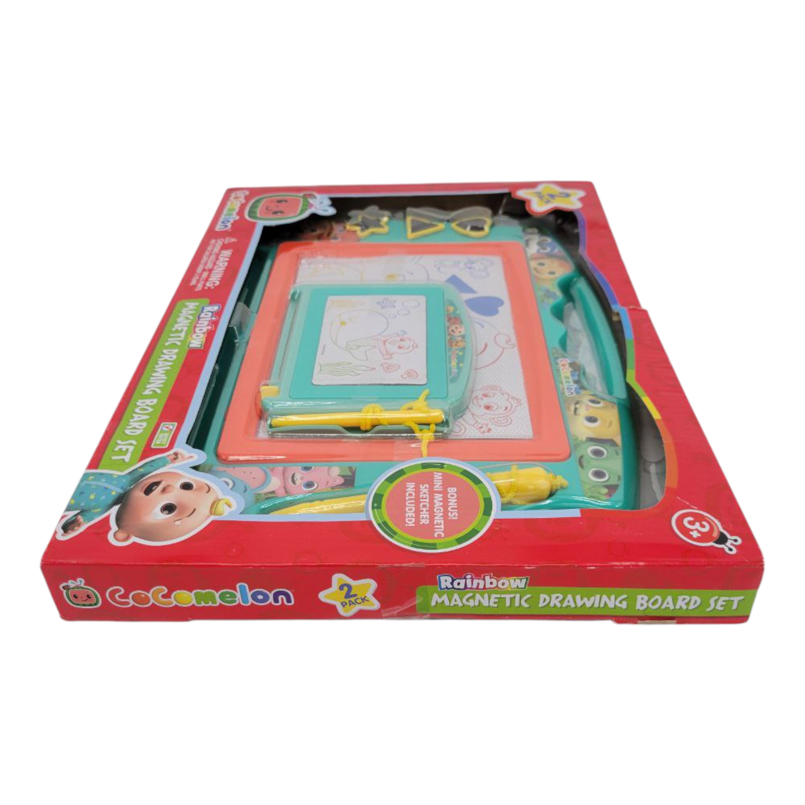 CoComelon Rainbow Magnetic Drawing Board Set