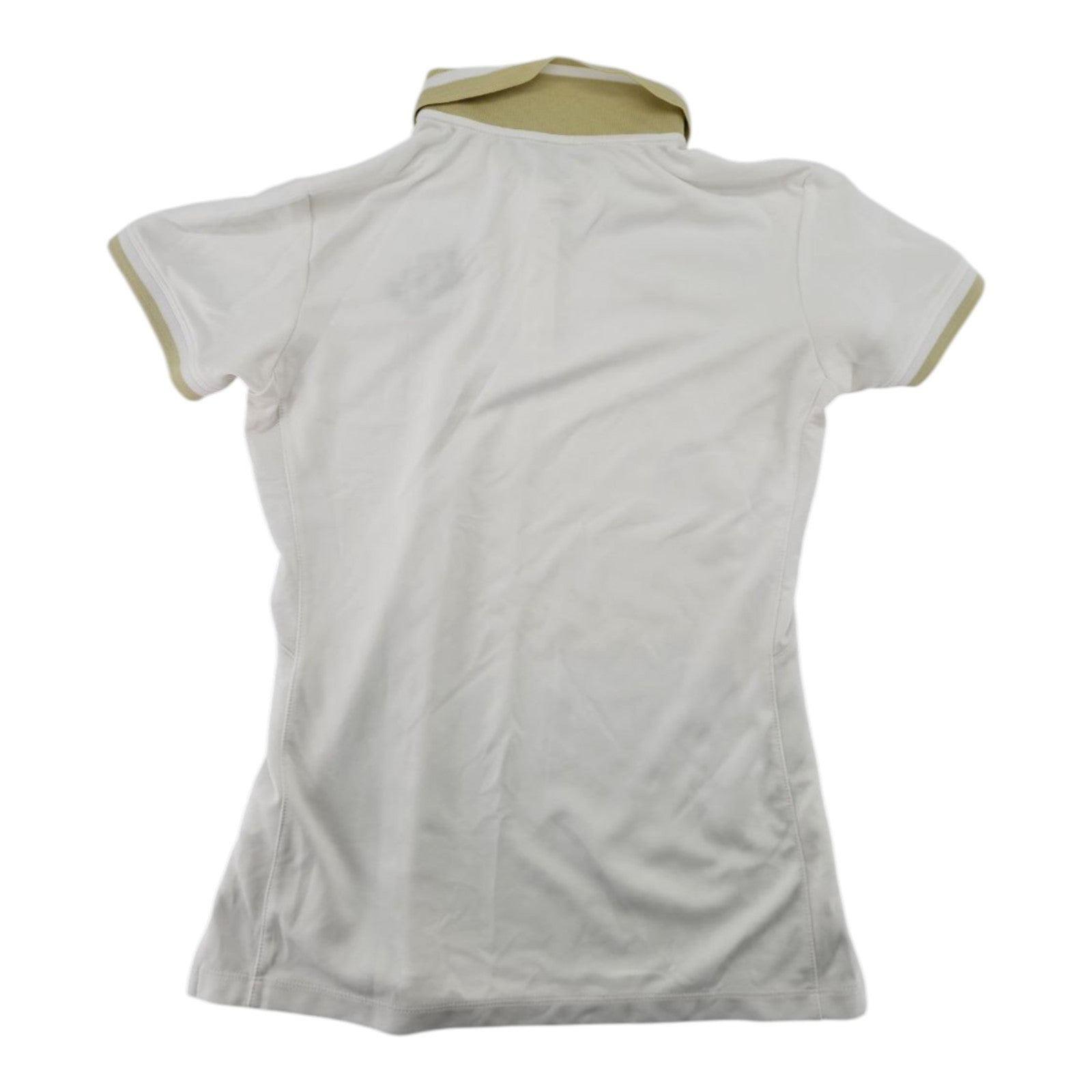 Nike Dri-FIT Women's UCF Knights Polo Shirt White Gold Athletic Short Sleeve M
