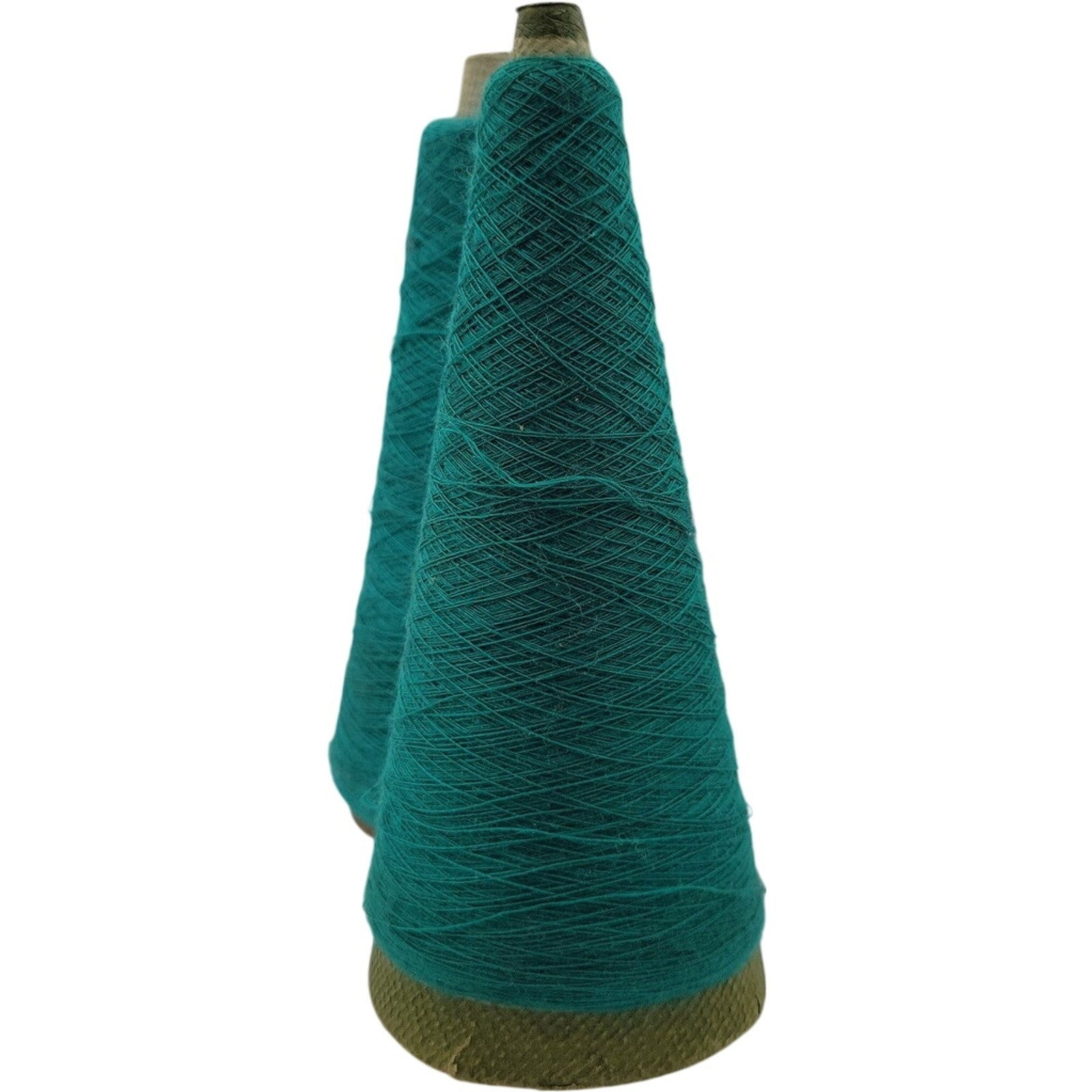 Vintage Pisgah Yarn Light Spruce Green 1/28 Acrylic Yarn Cone 1258 Lot of 2