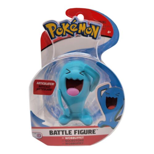 Wicked Cool Toys Pokemon Battle Figure Wobbuffet Articulated 95005