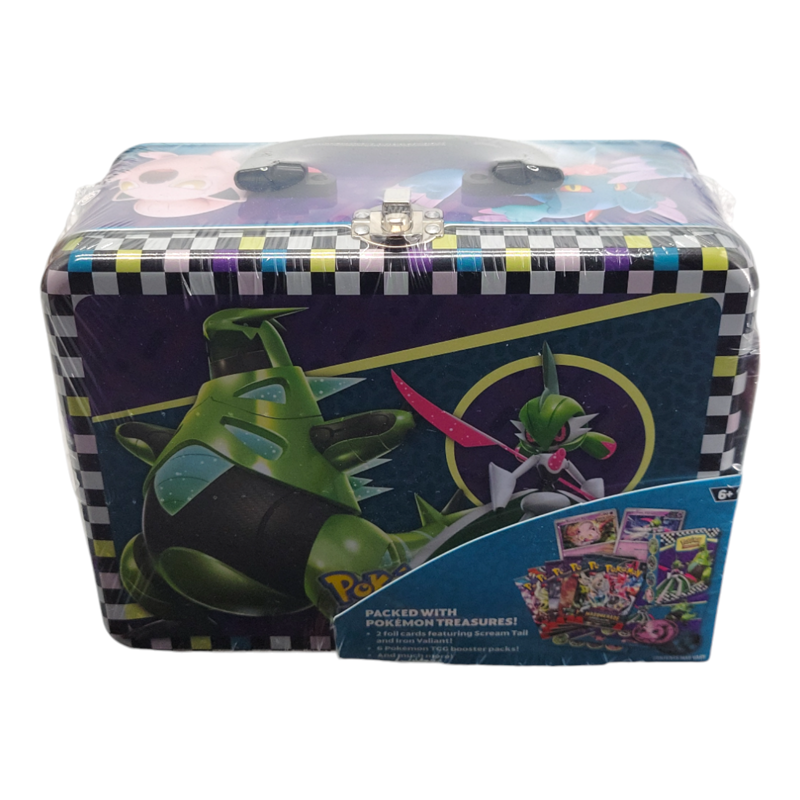 Pokémon TCG 2024 Back to School Collector Chest Scream Tail Iron Valiant Foils