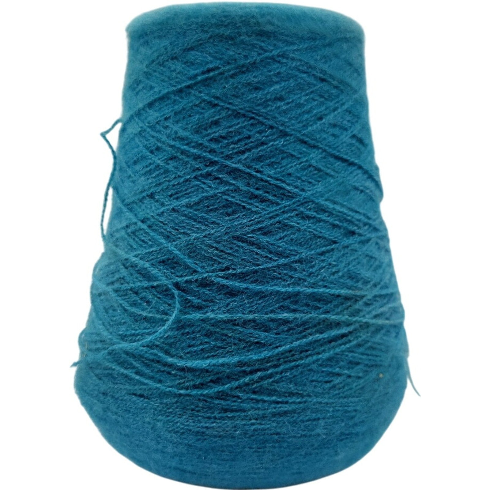 Vintage Templon DK Teal Heather 2/24 Cone Yarn Weaving Knitting S-79117