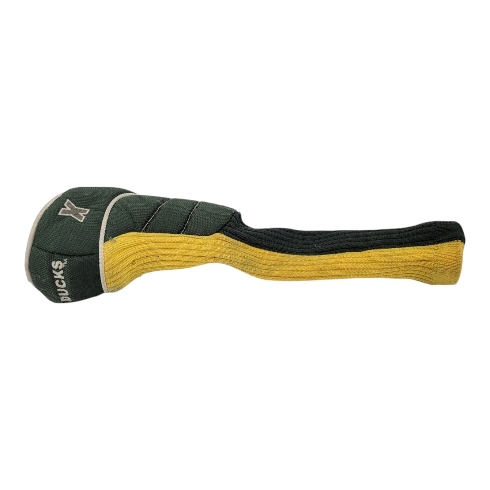 NCAA Oregon Ducks Driver Golf Club Headcover Sock Style Knit Green Yellow Cover