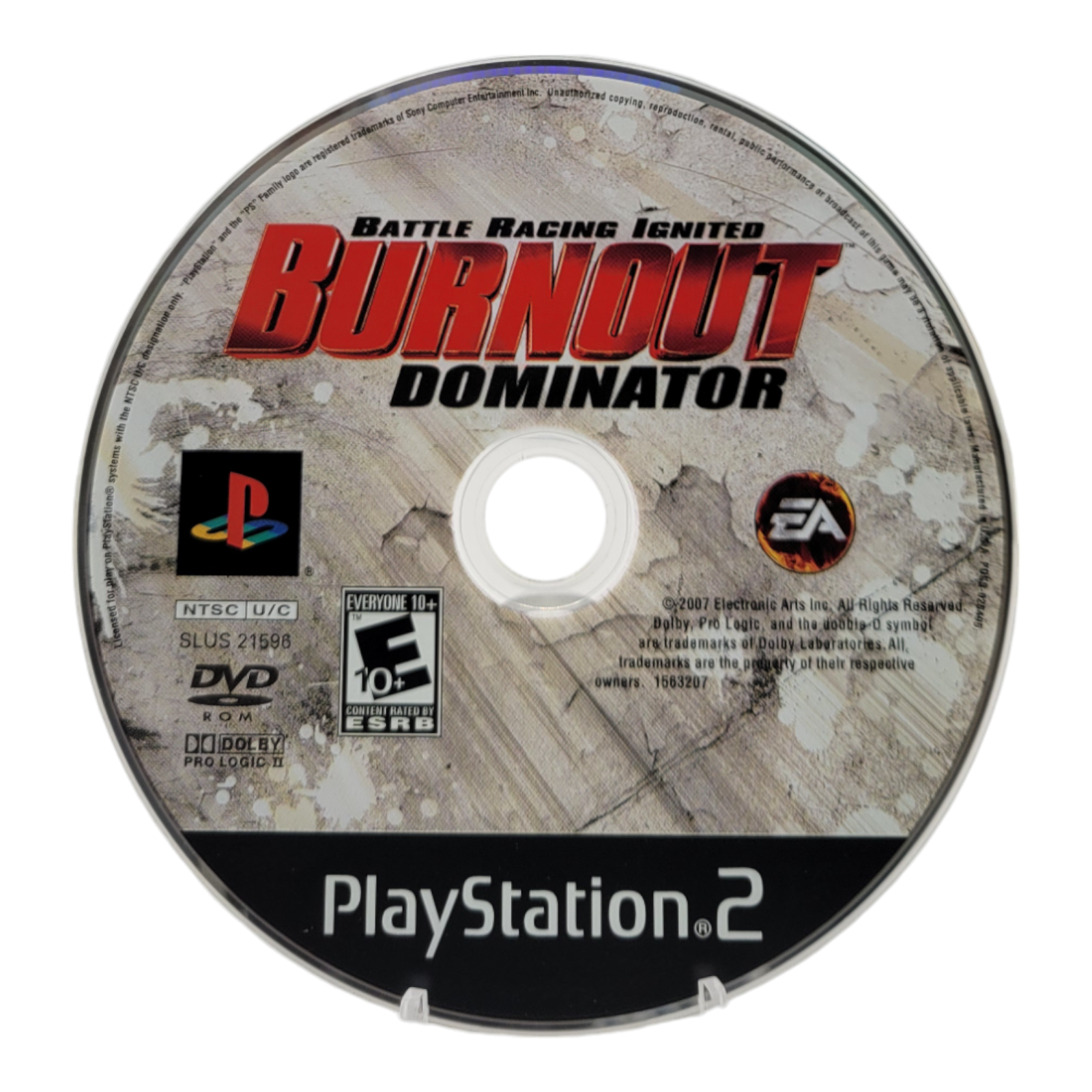 EA Burnout Dominator PlayStation 2 PS2 Battle Racing Ignited 2007 Game