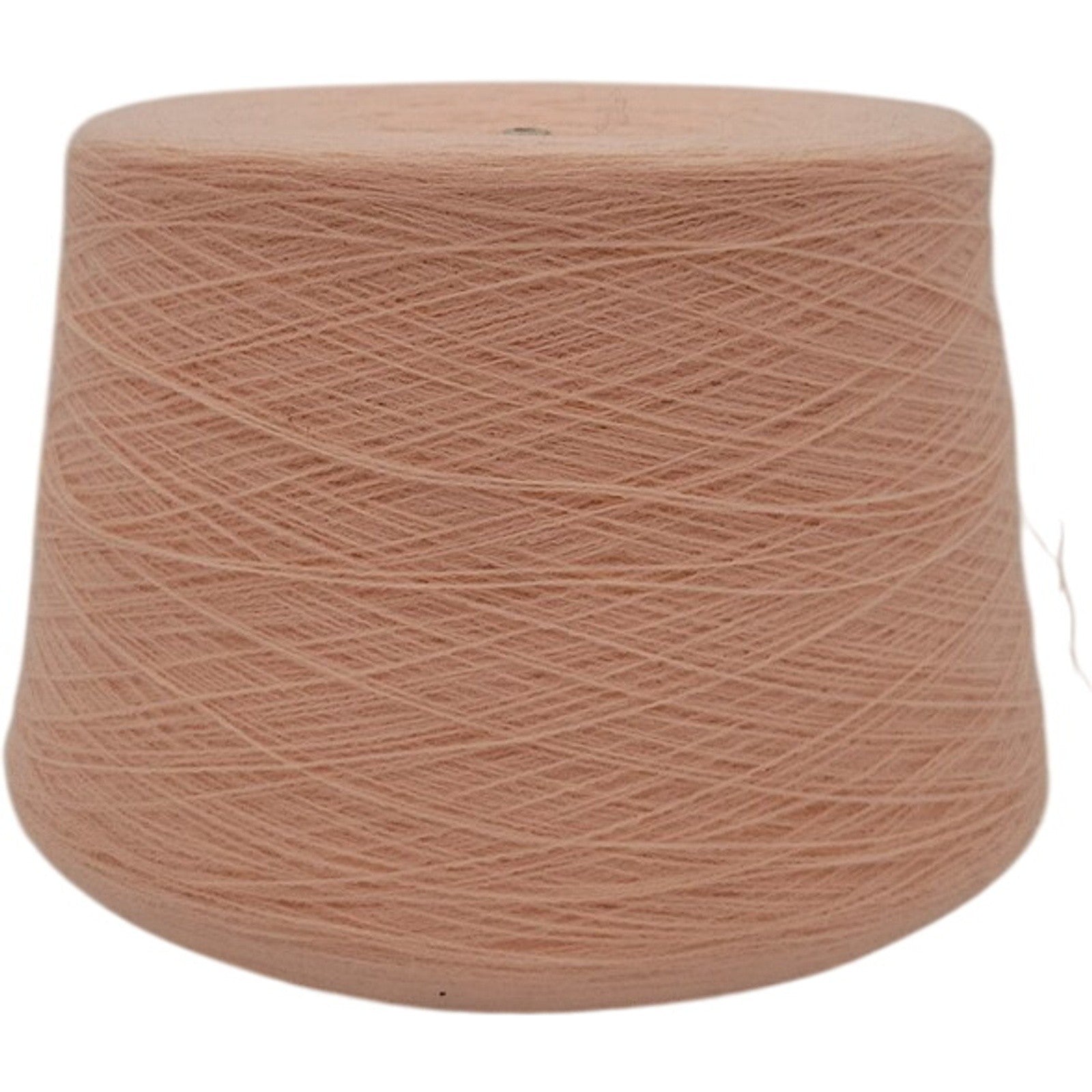 Vintage Spinnerin Spin Loft 2/24 Ice Peach Yarn Cone T2738A New