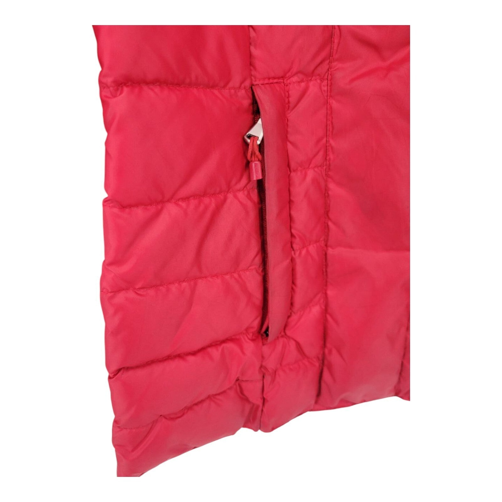 GIII Duck Down Puffer Jacket Womens Red Full Zip Collared Outdoor Size Medium