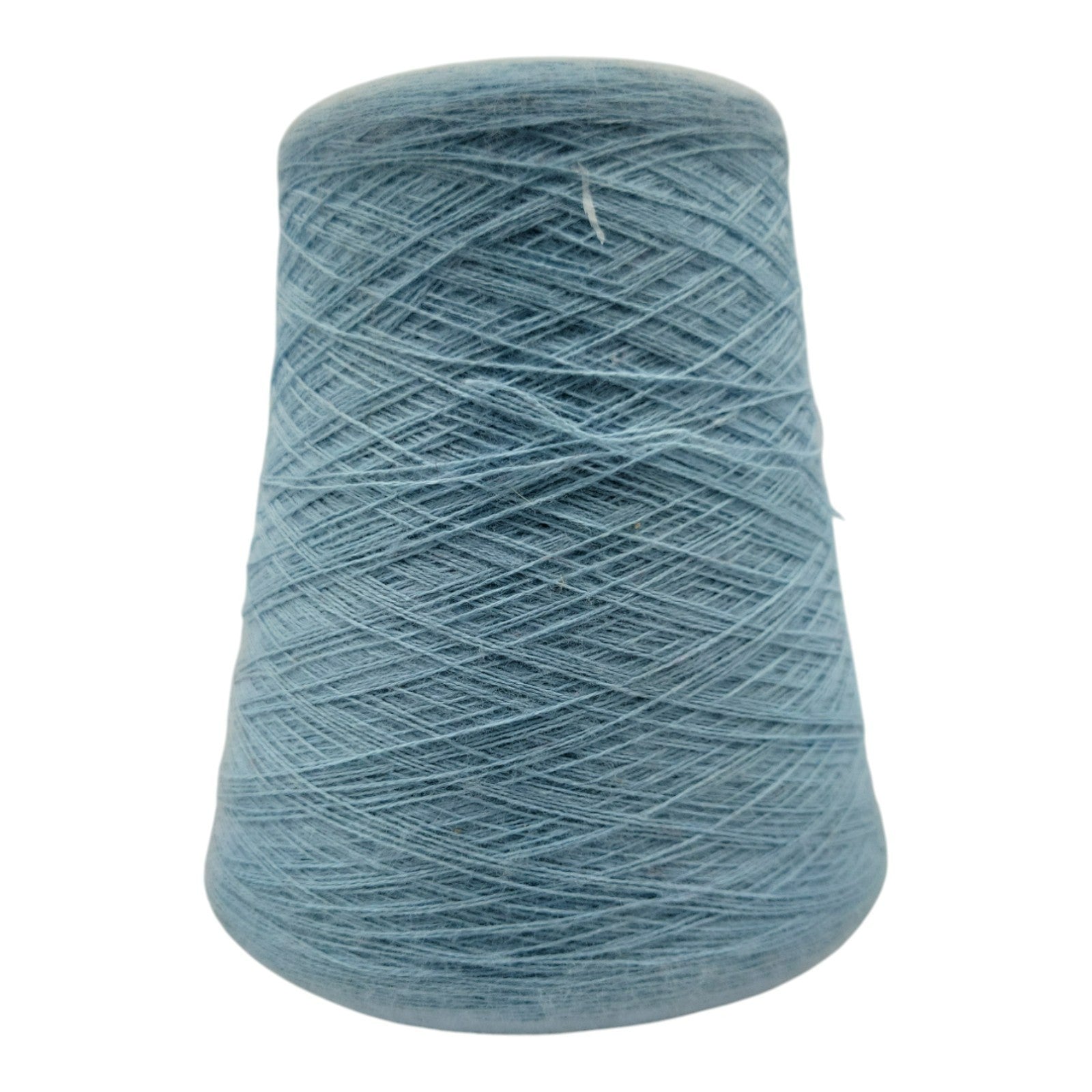 Vintage 1980s Templon Pow Blue Yarn Cone 2/30