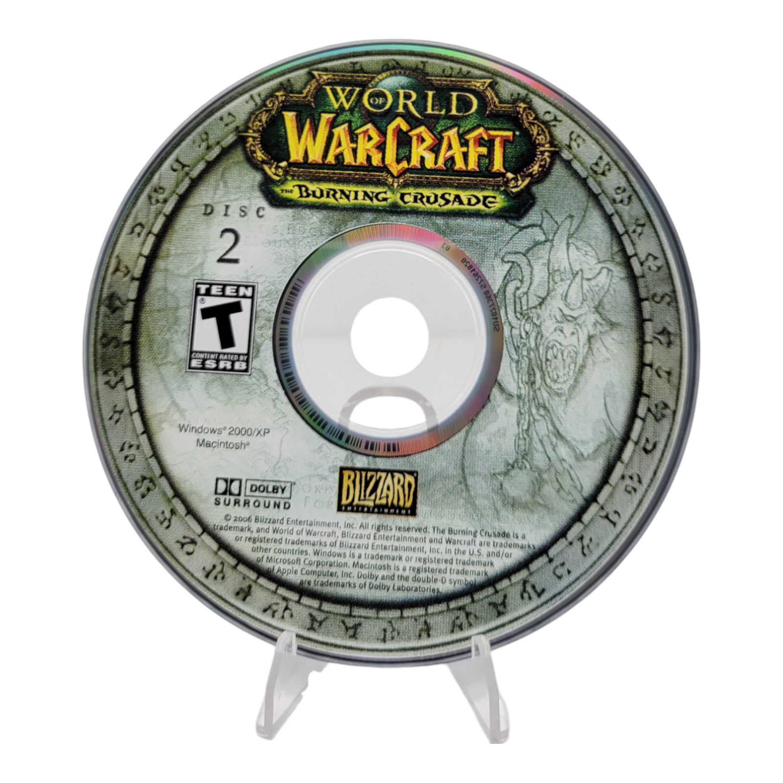 Blizzard 2007 World of Warcraft The Burning Crusade Expansion Set 4 Discs