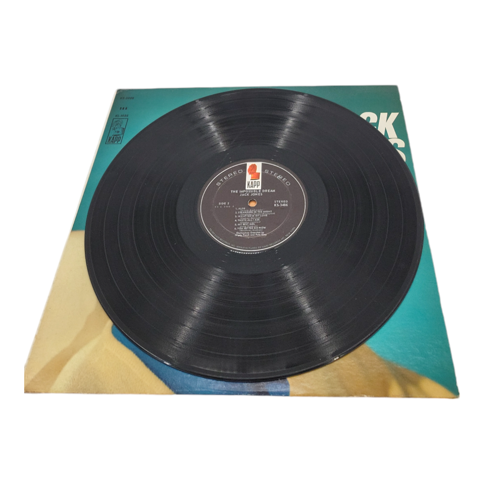 1966 Jack Jones The Impossible Dream Vinyl LP Record Collectible Album