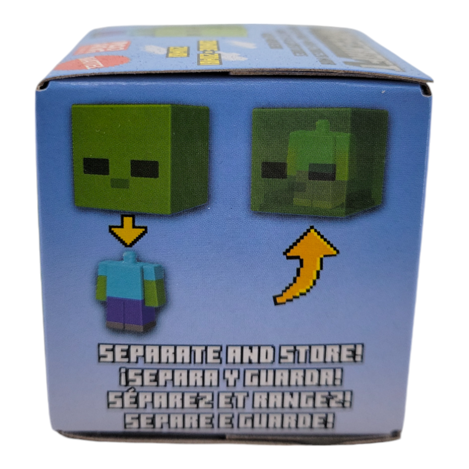 Mattel Minecraft Mob Head Minis Zombie 1 Inch Mini Action Figure