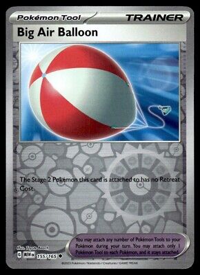 Pokemon Scarlet & Violet 151 Big Air Balloon Reverse Holo Uncommon Near Mint