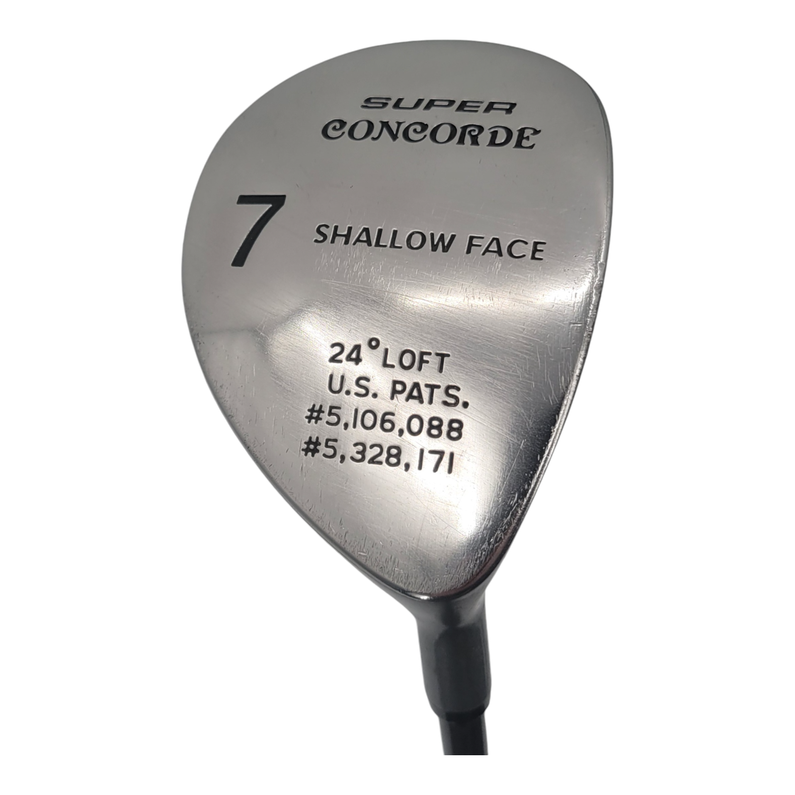 Super Concorde Shallow Face 7 Fairway Wood 24° RH 43” Bubble Graphite Golf Club