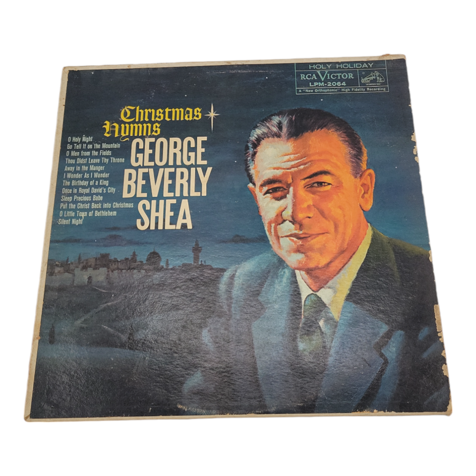 Vintage RCA Victor Christmas Hymns George Beverly Shea Vinyl LP