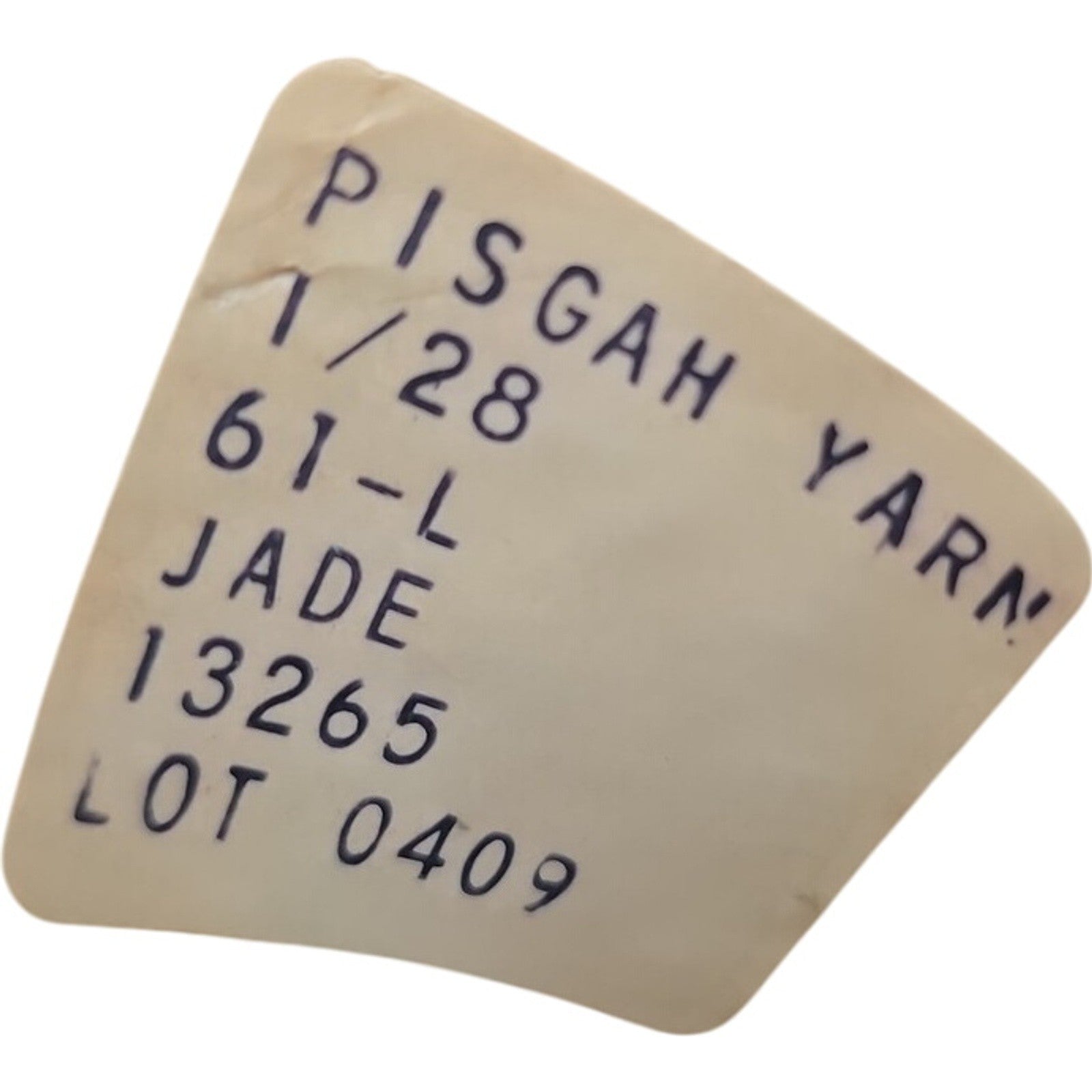 Vintage Pisgah Yarn 1/28 Jade Green Weaving Cone 0409 Lot of 2