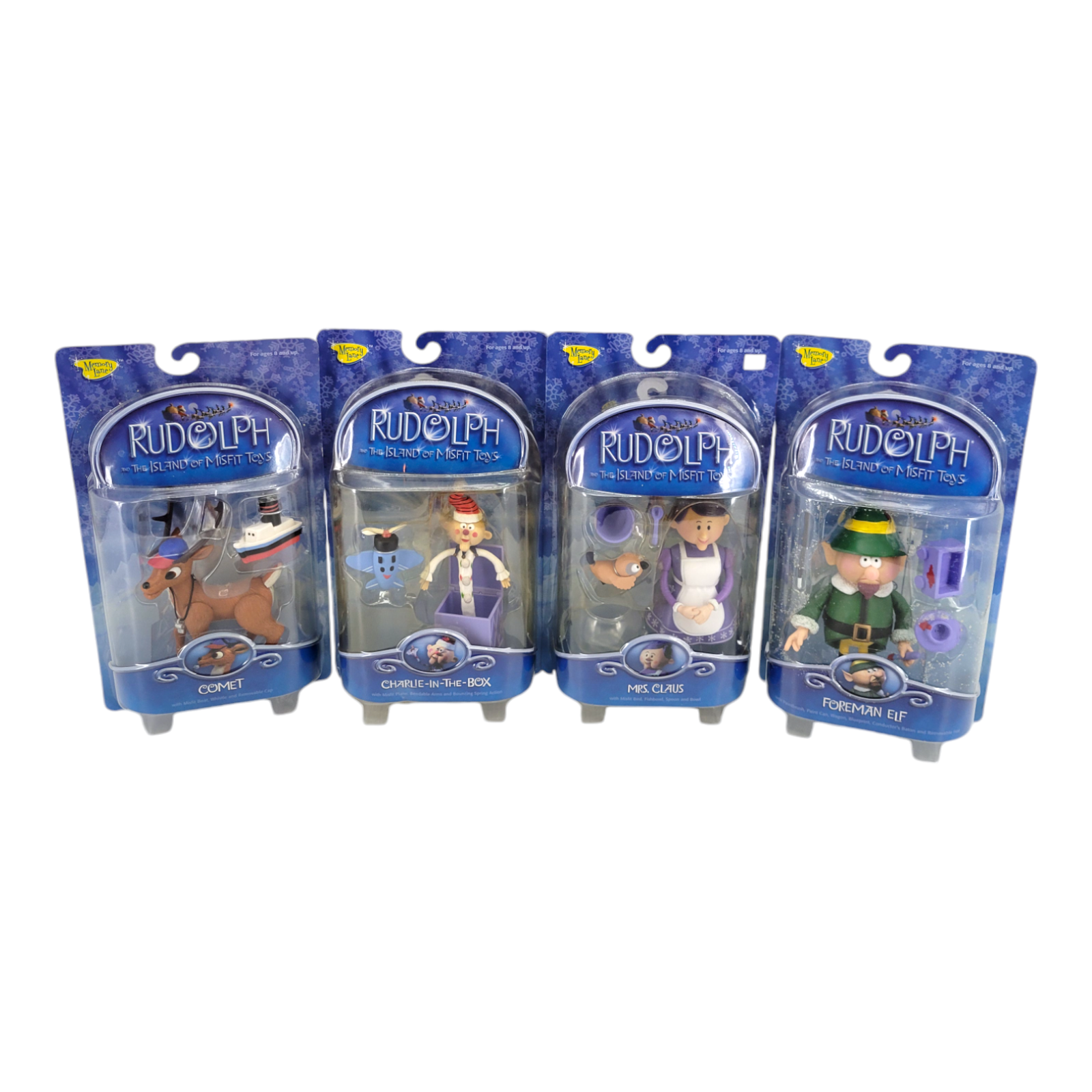 Playing Mantis Rudolph and The Island of Misfit Toys Action Figures Set of 4