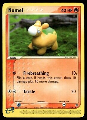 Pokemon 2003 EX Dragon Numel Basic Common #69 Lightly Played Collectible Card