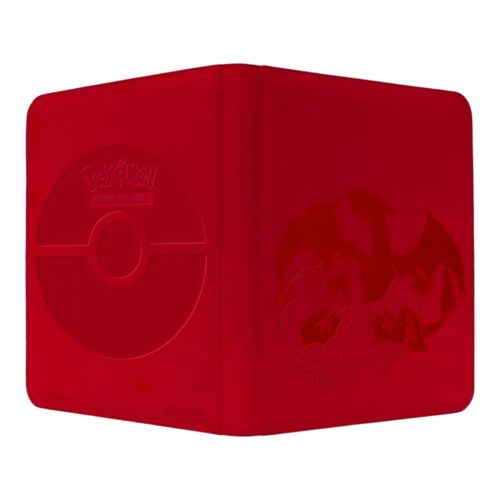 Ultra Pro Pokemon TCG Charizard 9 Pocket Leather Binder Red 360 Card Capacity