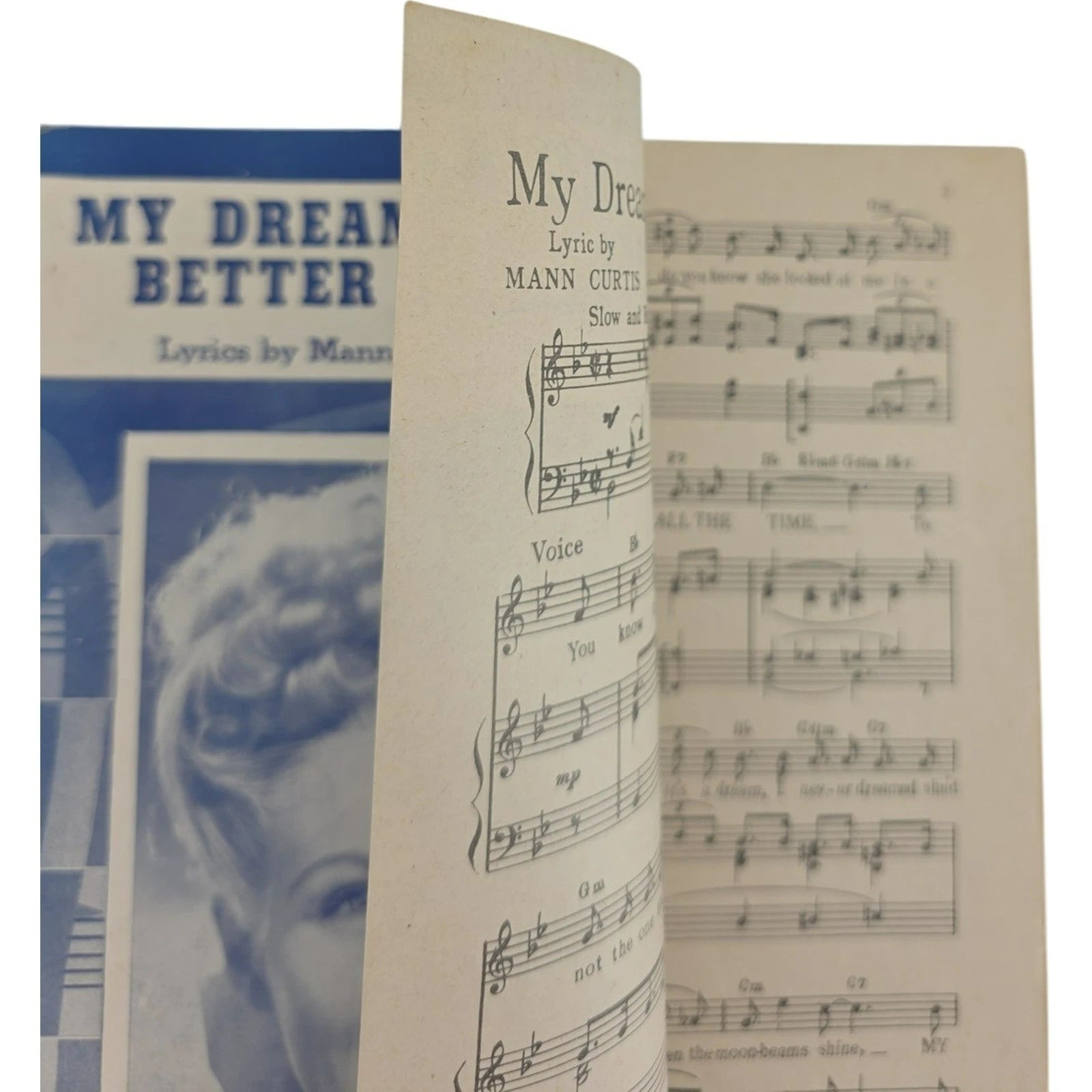 Vintage 1944 Sheet Music My Dreams Are Getting Better All The Time - Mann Curtis