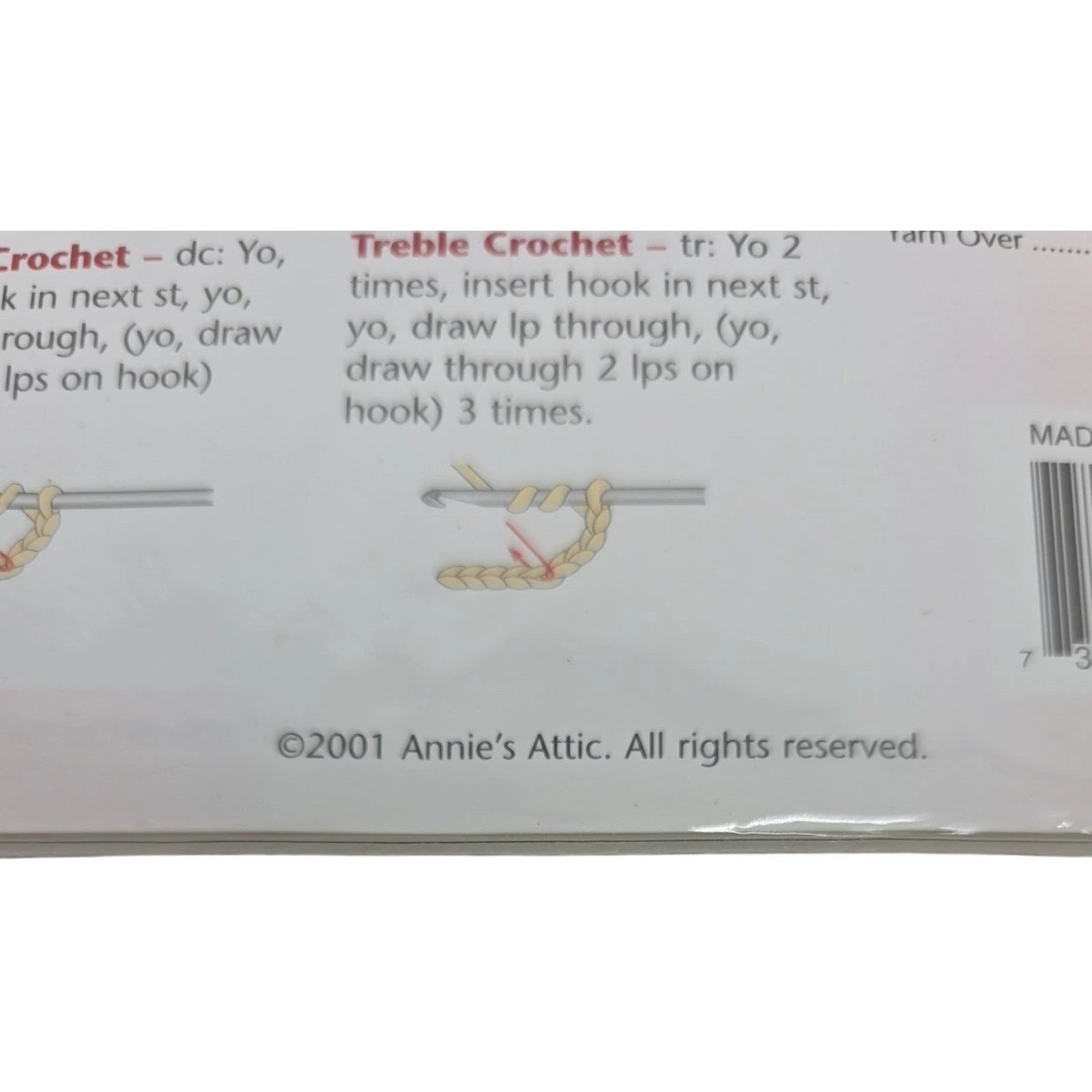 Annie’s Attic Learn How To Cro-Tat the Easy Way Kit w/ Hook Thread Instructions