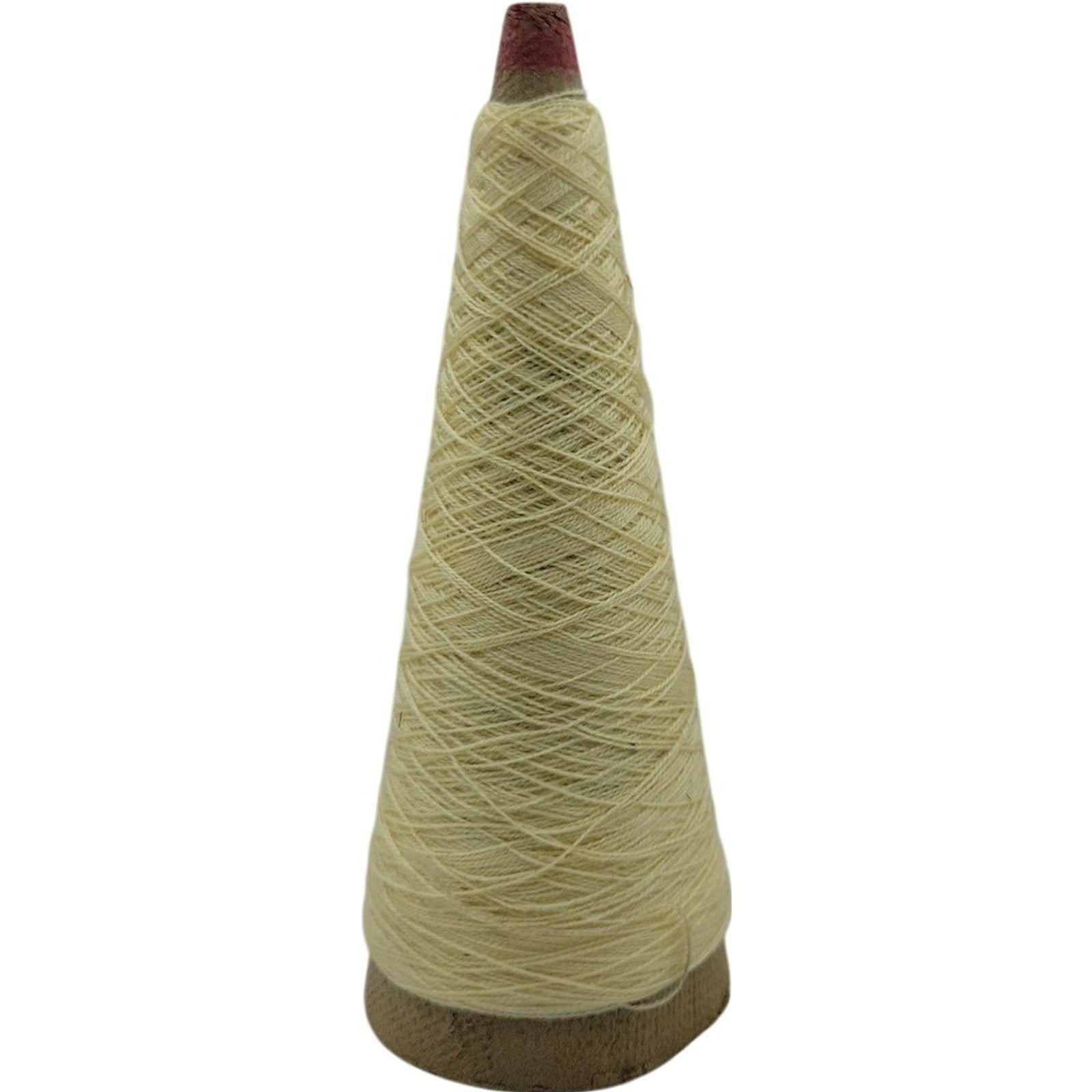 Vintage Pisgah Yarn 2/24 Acrylic Cone Yarn 61-L Yellow 12947