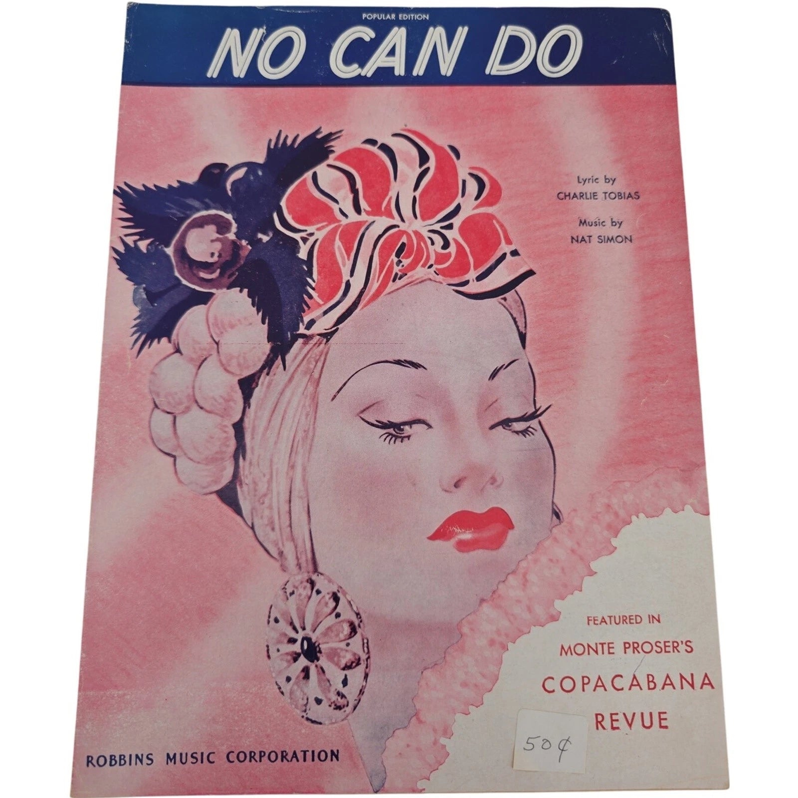 Copacabana Revue No Can Do Sheet Music by Charlie Tobias & Nat Simon Robbins