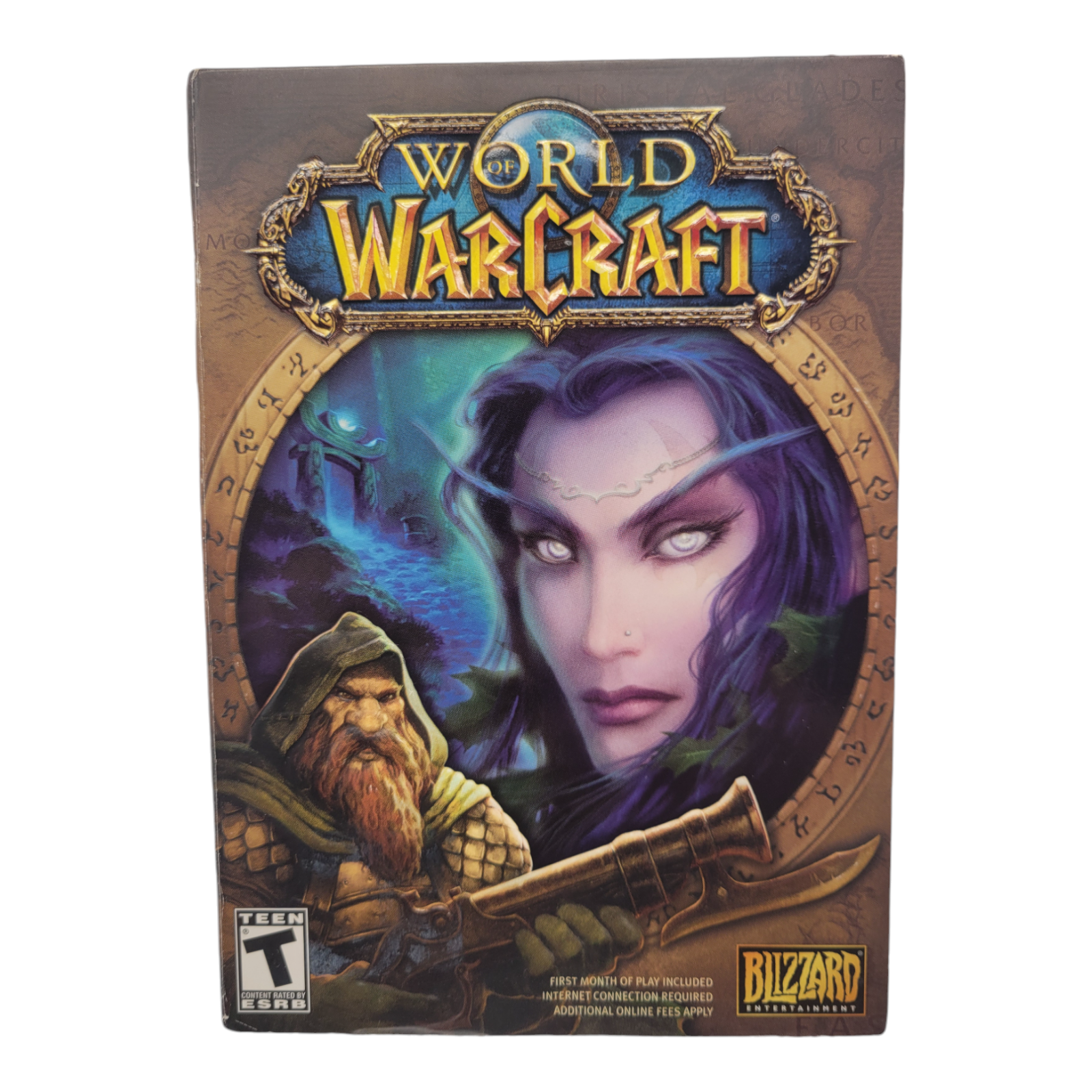 Blizzard Entertainment World of Warcraft 2004 PC Game Complete 4-Disc Set