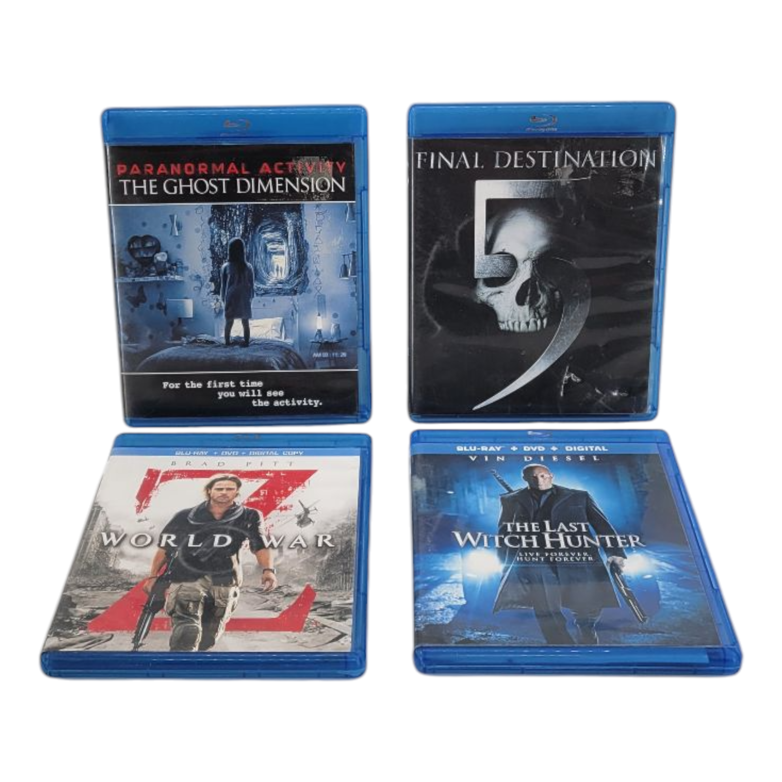 Action Horror Movies Blu-ray Bundle of 4