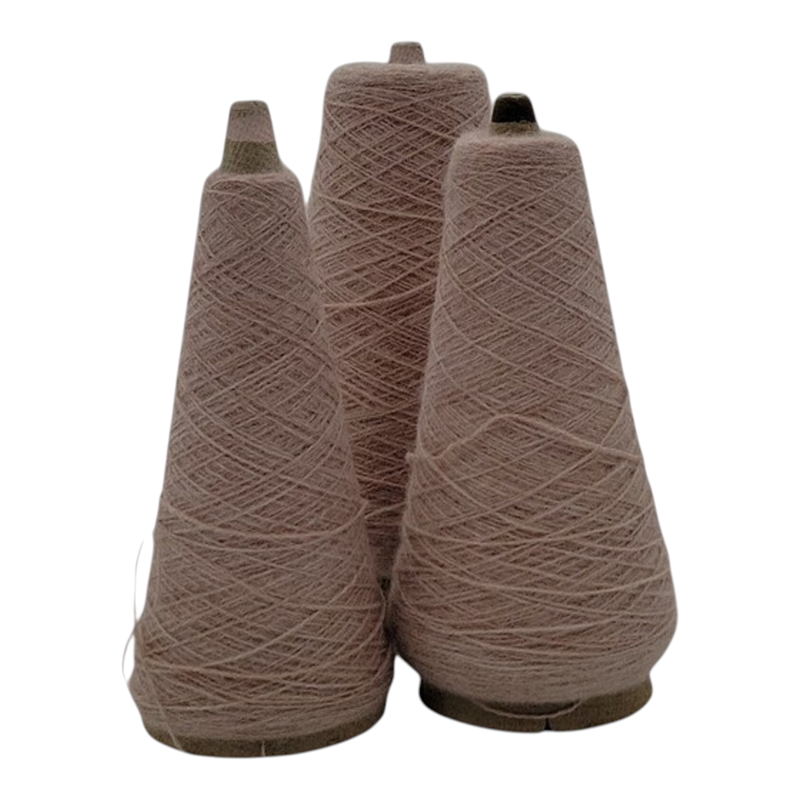 Vintage Tomplon 2/24 Rust Heather O/N Weaving Knitting Cone Yarn Lot of 3
