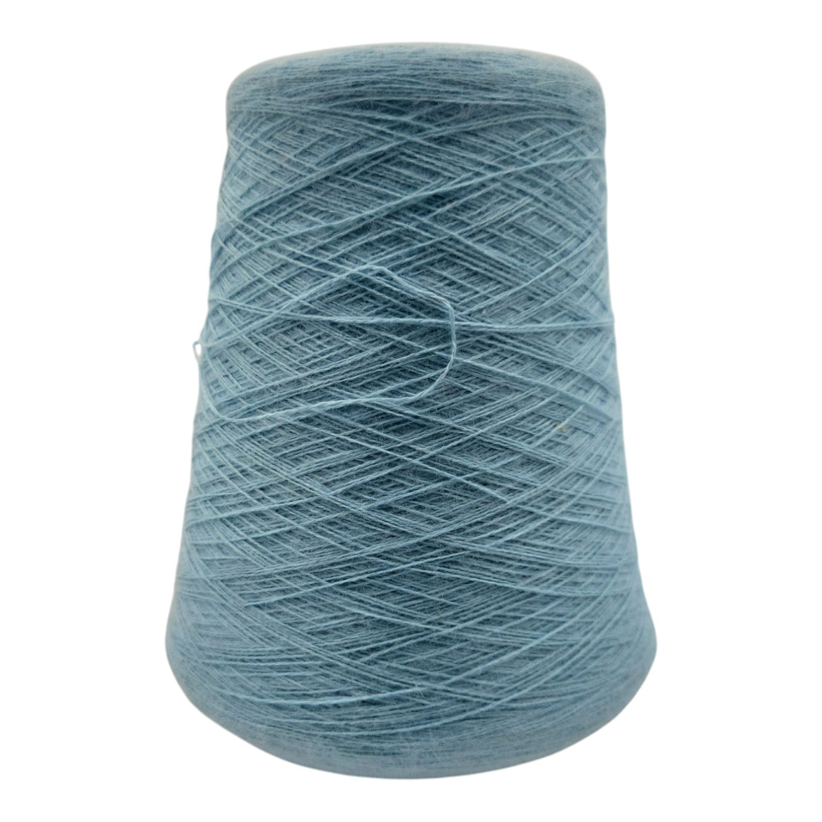 Vintage 1980s Templon Pow Blue Yarn Cone 2/30