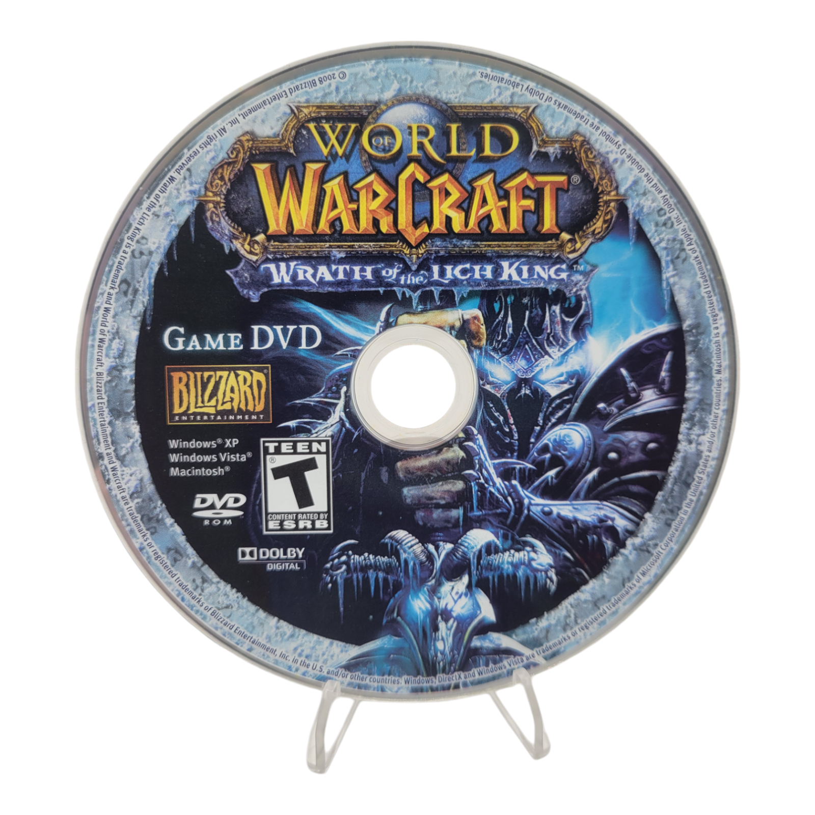 World of Warcraft Wrath of the Lich King Expansion Set PC 2008 Game